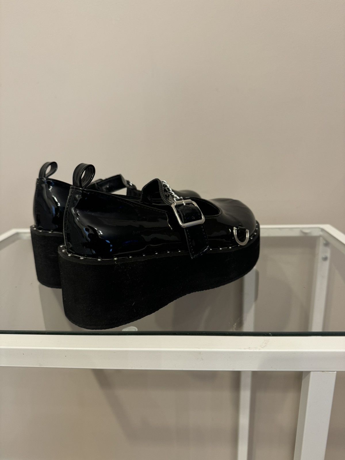 Vintage Avant Garde high sole Mary Jane shoes sandals vintage rare Size US 6 / IT 36 - 1 Thumbnail