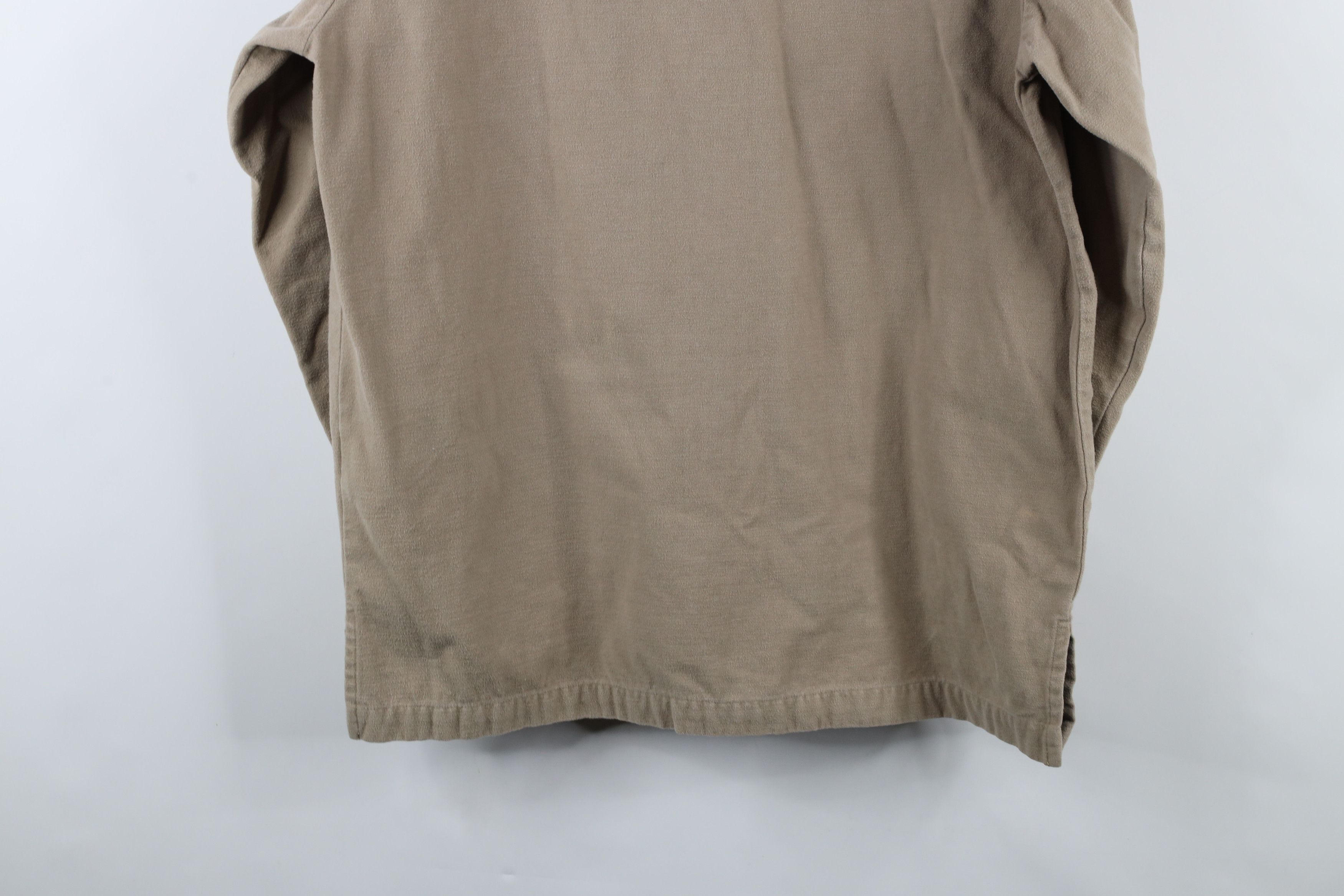 Vintage Vintage 90s Streetwear Heavyweight Cloth Button Shirt Size L / US 10 / IT 46 - 10 Thumbnail