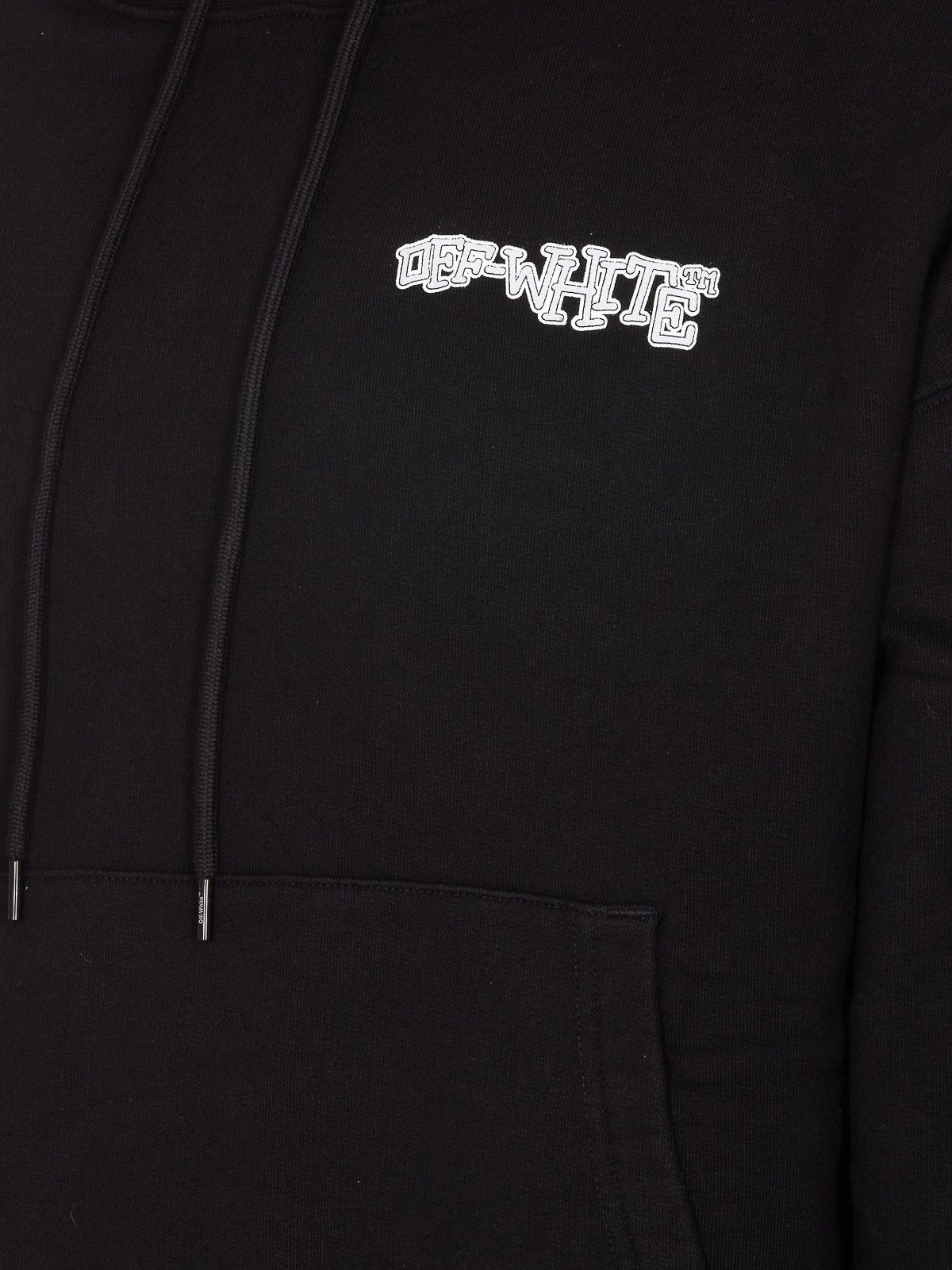 Off-White o1gr1nt1124 Carlos Arrow Over Hoodie in Black Size US M / EU 48-50 / 2 - 4 Thumbnail