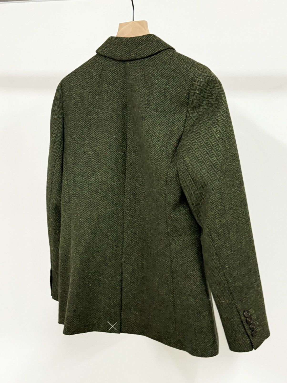 J.Crew J. Crew Parke Blazer Herringbone Wool Green Tweed Jacket 2 Size XS / US 0-2 / IT 36-38 - 4 Thumbnail