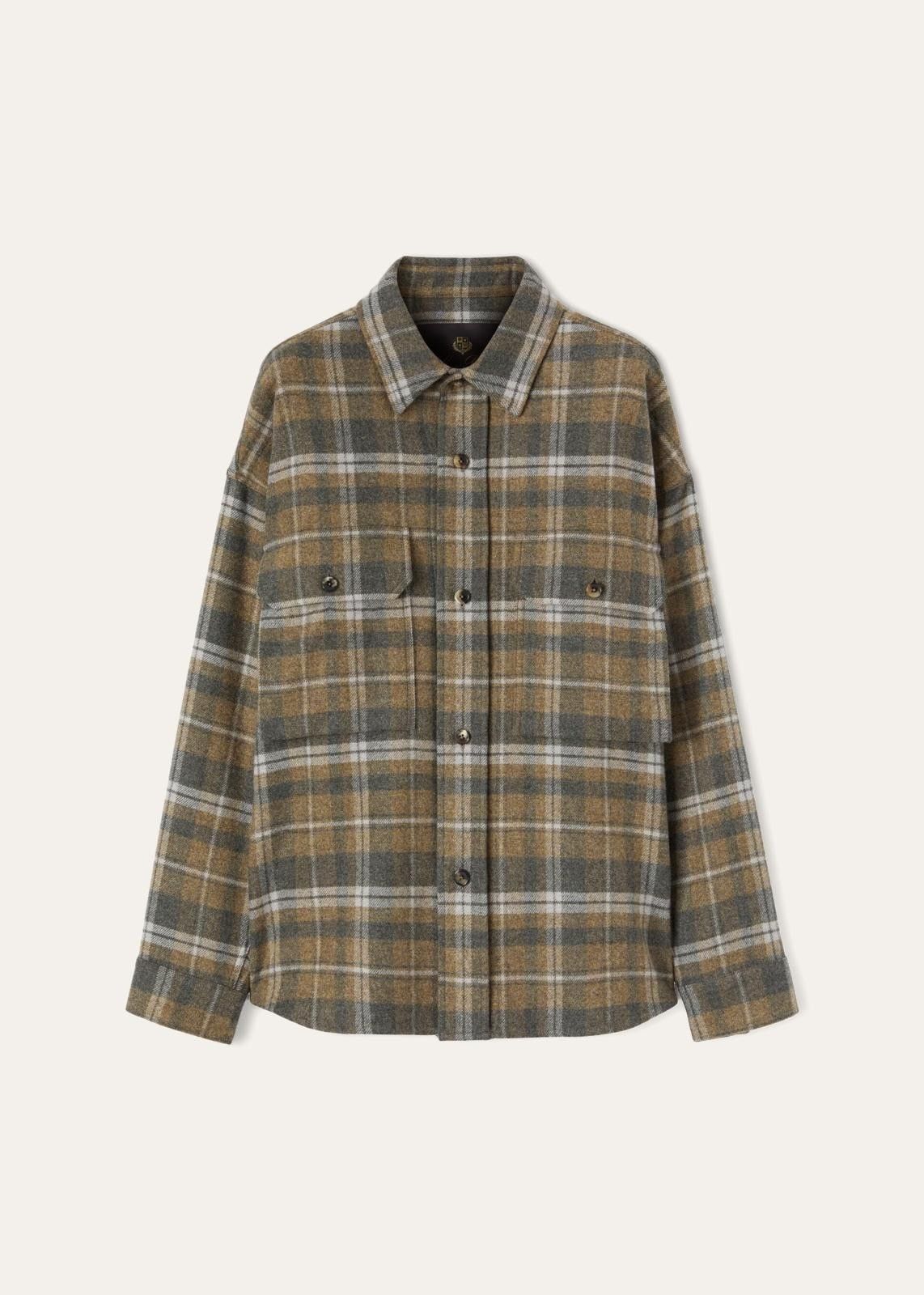Loro Piana o1srvl11e0924 Alvar Cashmere Shirt Jacket in Multicolor Size XS / US 0-2 / IT 36-38 - 1 Thumbnail