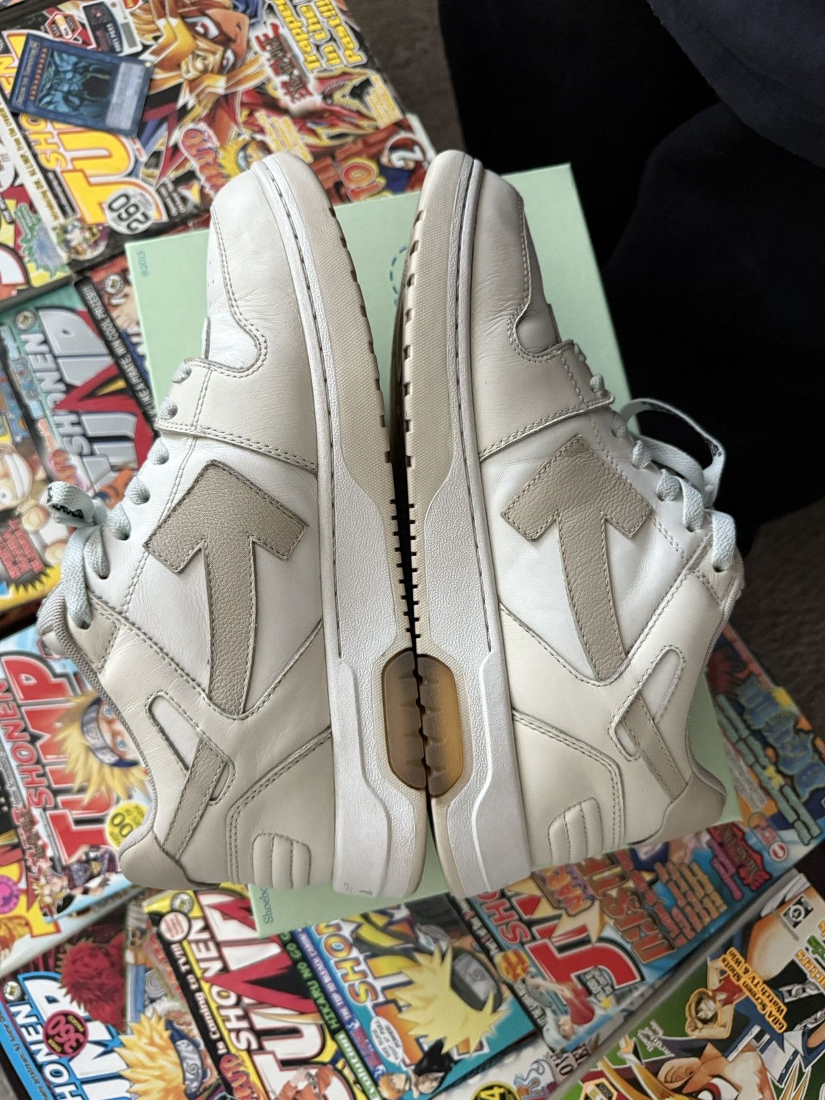 Off-White OFF-WHITE OUT OF OFFICE CREAM SNEAKERS w/ BOX Size US 10 / EU 43 - 12 Thumbnail