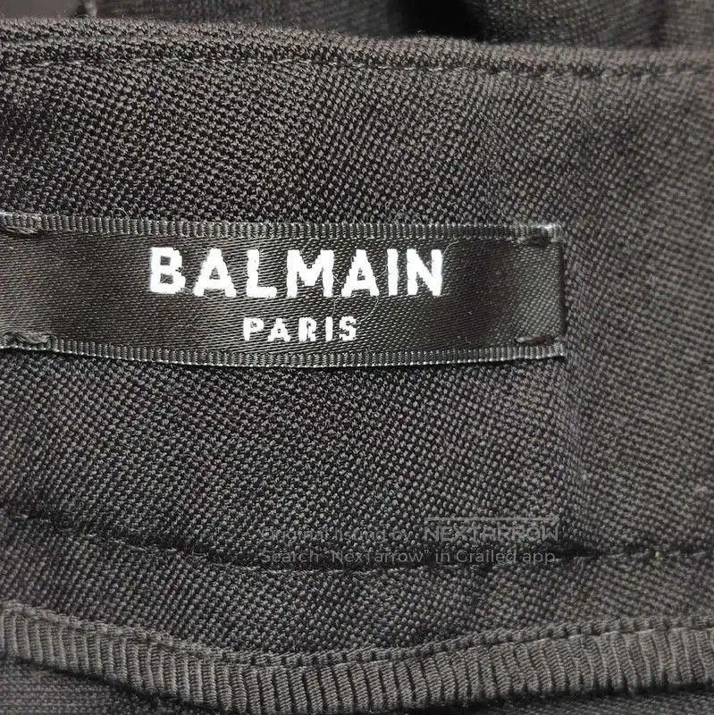 Balmain Balmain Women's Black Wool Casual Pants . Size 23" - 4 Thumbnail