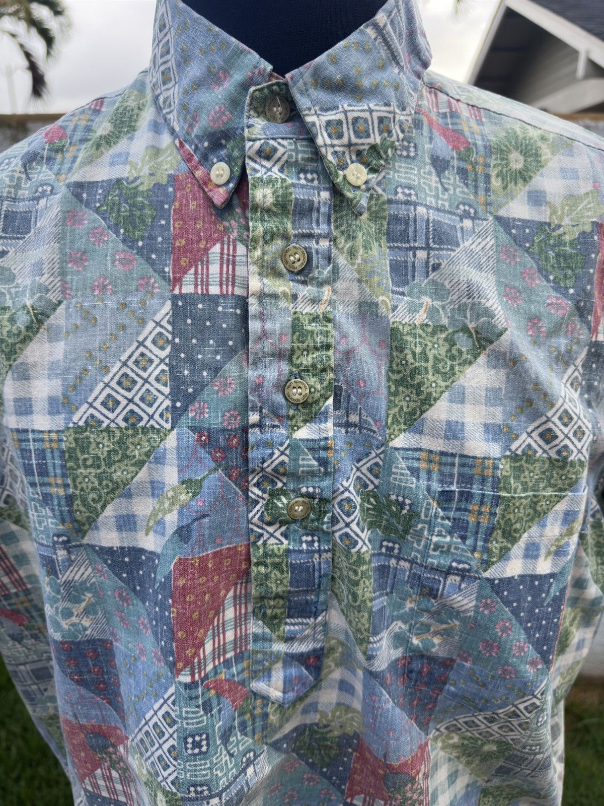 Reyn Spooner PreOwned Reyn Spooner Multicolored 3/4 Button Men's Large Size US L / EU 52-54 / 3 - 3 Thumbnail