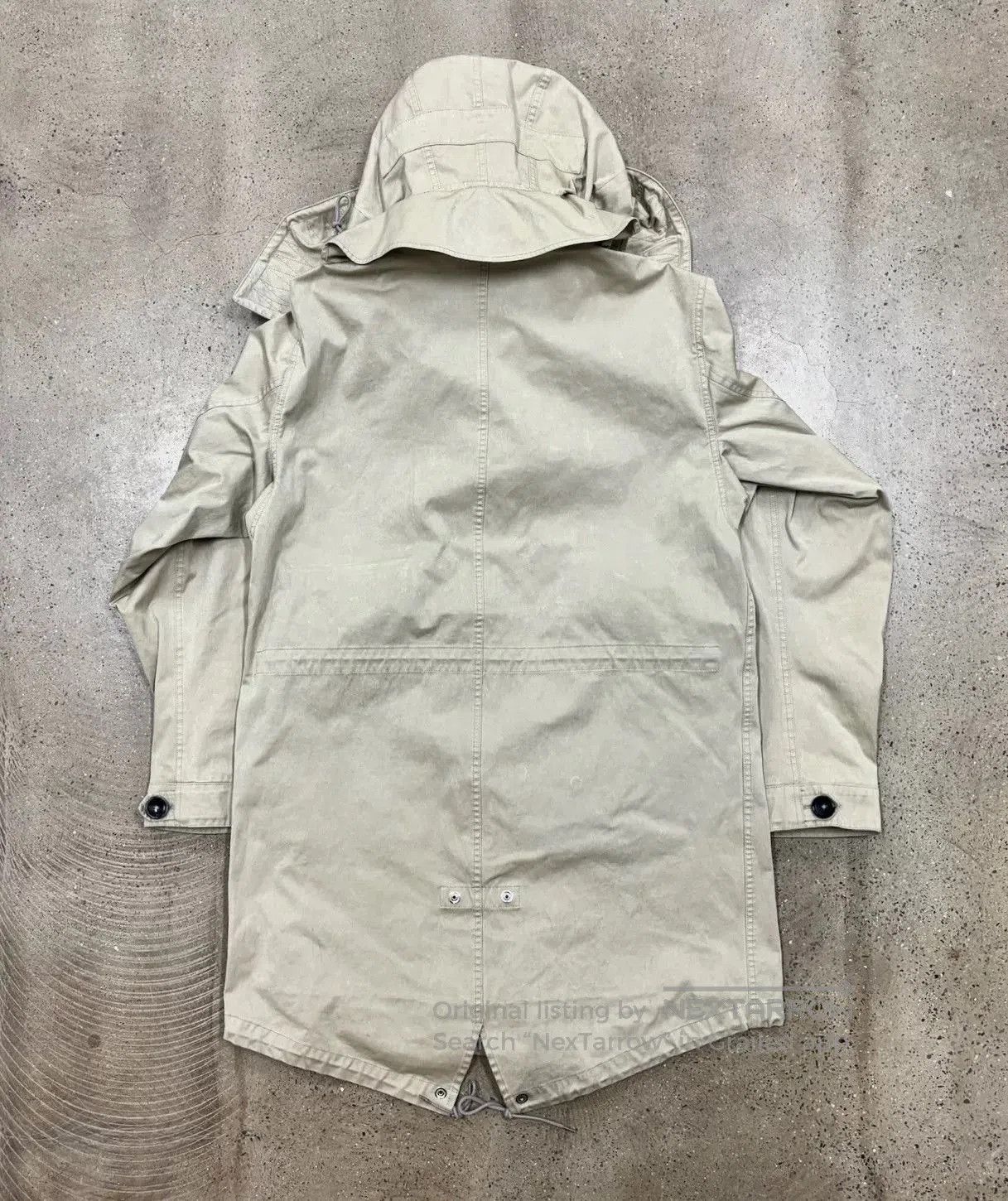 Ten C TEN C Parka Fish Tail Coat in Beige. Size US XL / EU 56 / 4 - 2 Thumbnail