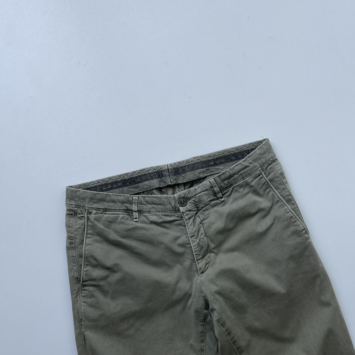 Moncler Moncler Garment Classic Slim Fit Chino Stretch Pants Olive Size US 36 / EU 52 - 2 Thumbnail
