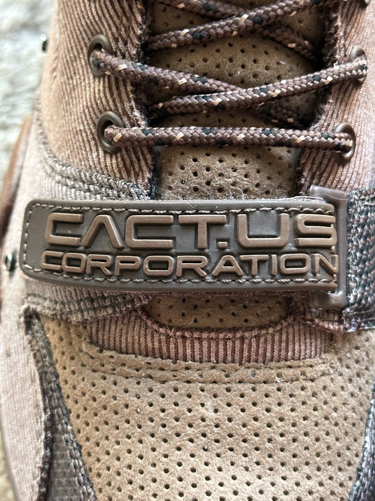 Nike × Travis Scott Nike Air Trainer 1 x Travis Scott Cactus Corporation Wheat Size US 5.5 / EU 38 - 10 Thumbnail
