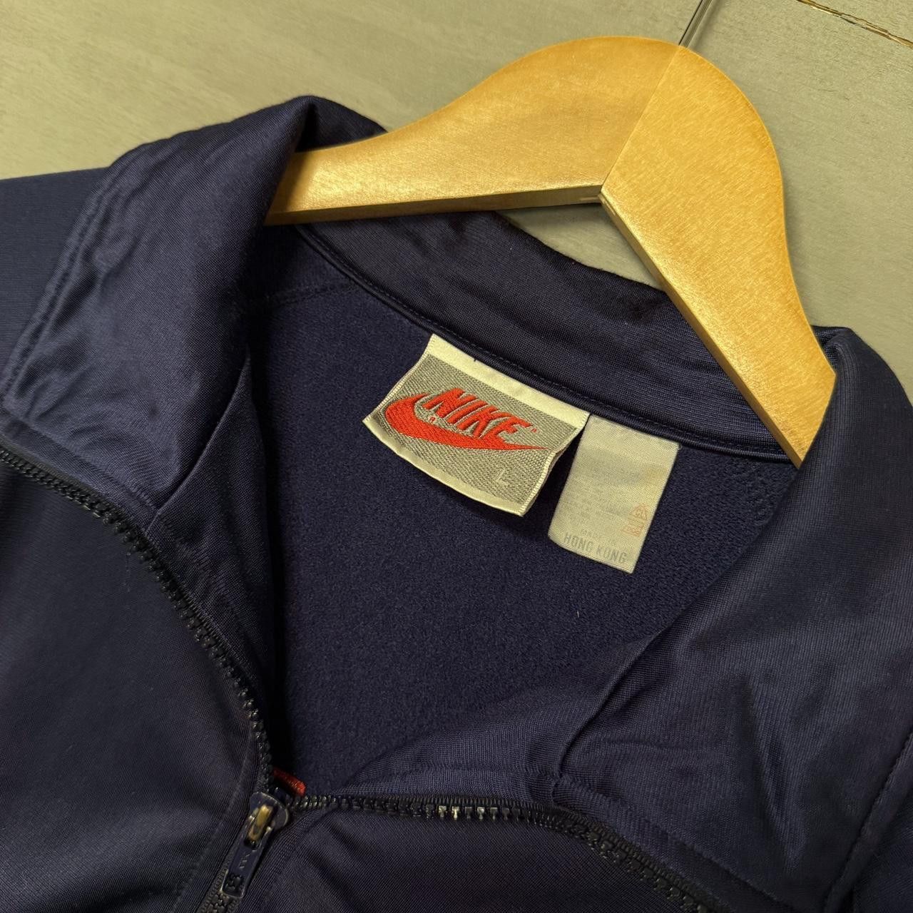 Nike Vintage 80s Nike Zip Up Track Jacket Men’s Large Size US L / EU 52-54 / 3 - 3 Thumbnail