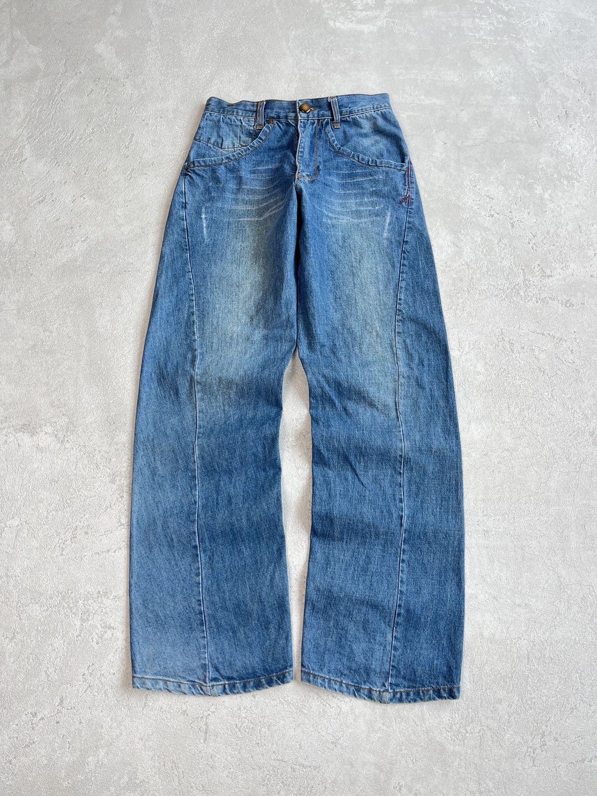 Levi's Levis Engineered Light Blue Wash Faded Jeans Size US 28 / EU 44 - 4 Thumbnail