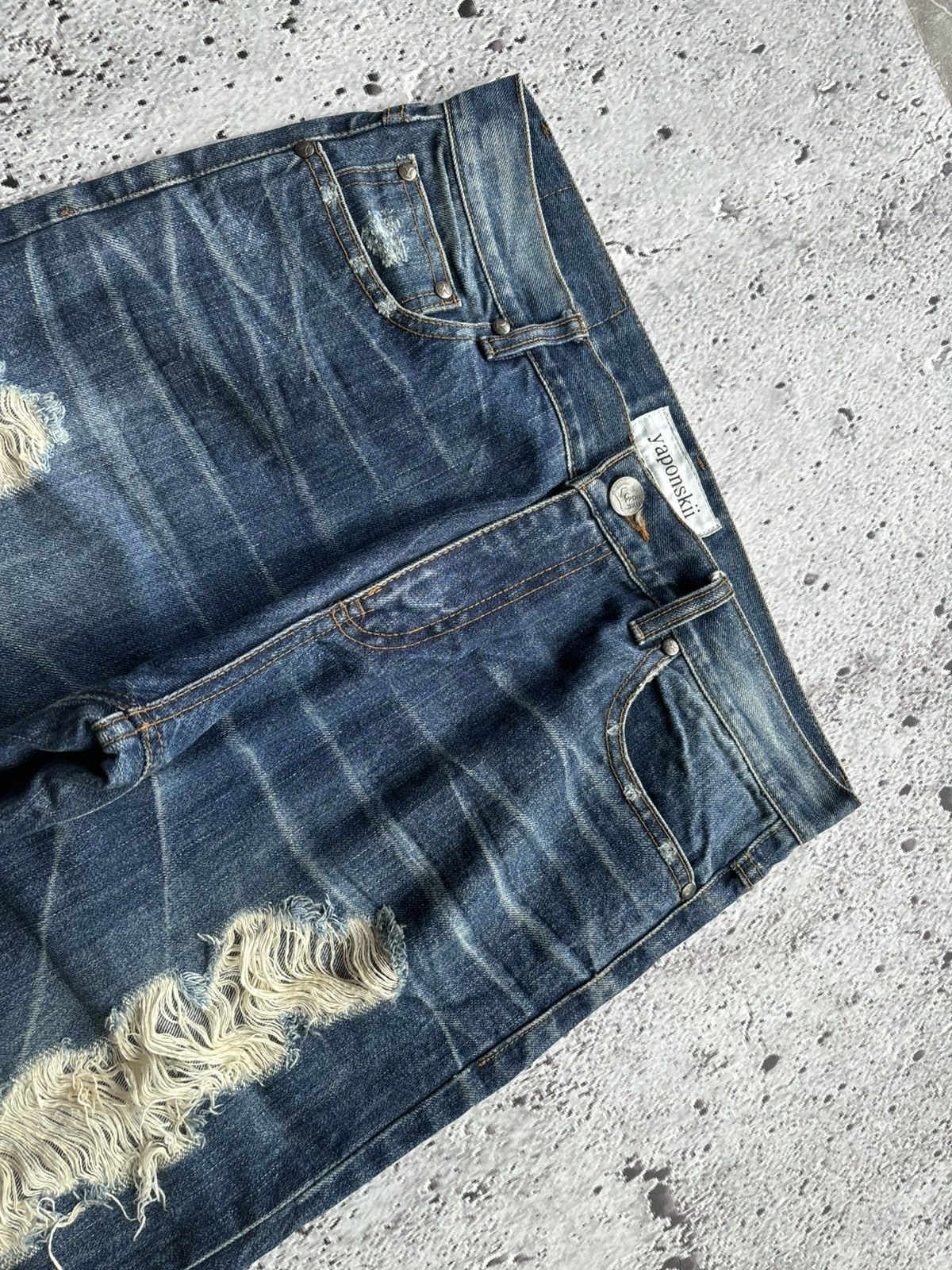 Hysteric Glamour Distressed denim yaponskii Denim jeans Size US 32 / EU 48 - 7 Thumbnail