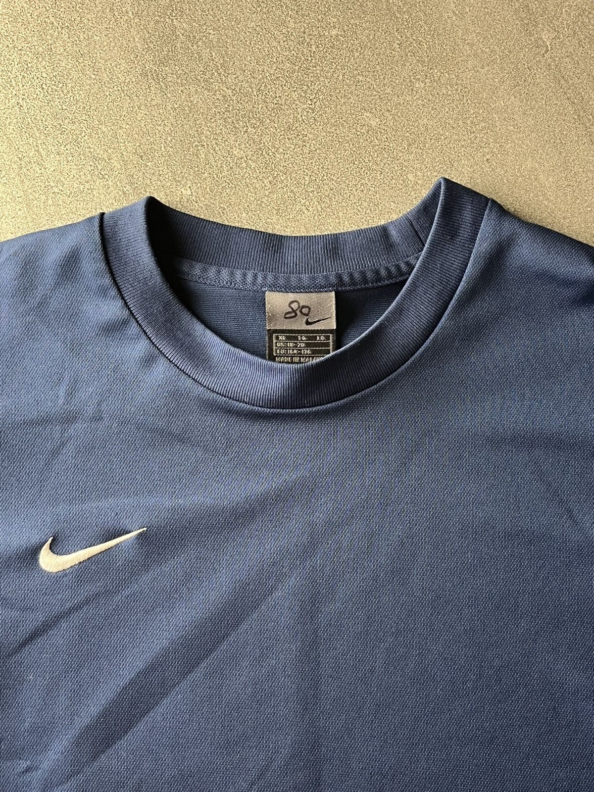 Nike × Vintage Vintage Nike team t-shirt Y2K Shoosh drill Size US M / EU 48-50 / 2 - 6 Thumbnail