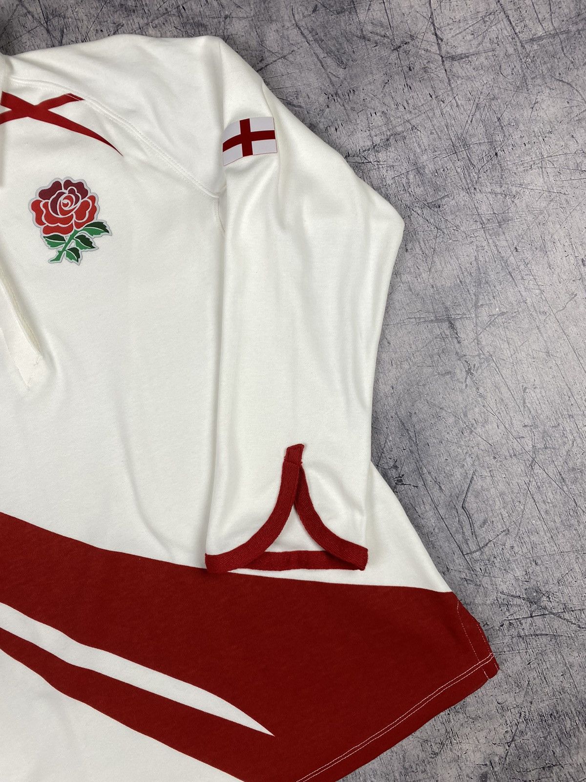 Nike × Vintage Vintage Nike Y2k Swoosh England Rugby Polo Shirt Size US S / EU 44-46 / 1 - 8 Thumbnail