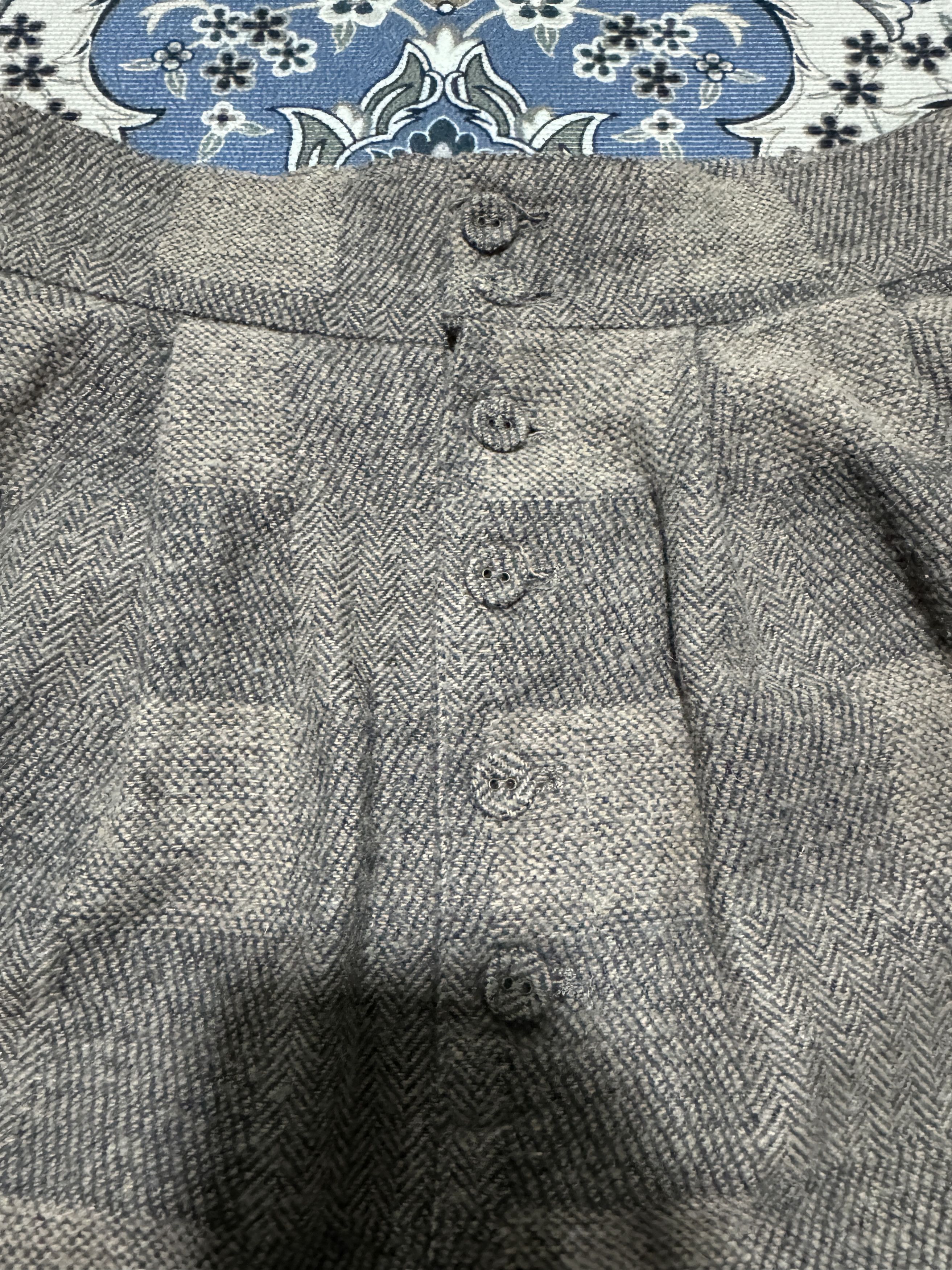 Designer × Japanese Brand Samansa Mos2 Checked Plaid Baggy Wide Legs Trouser Pants Size 29" - 3 Thumbnail