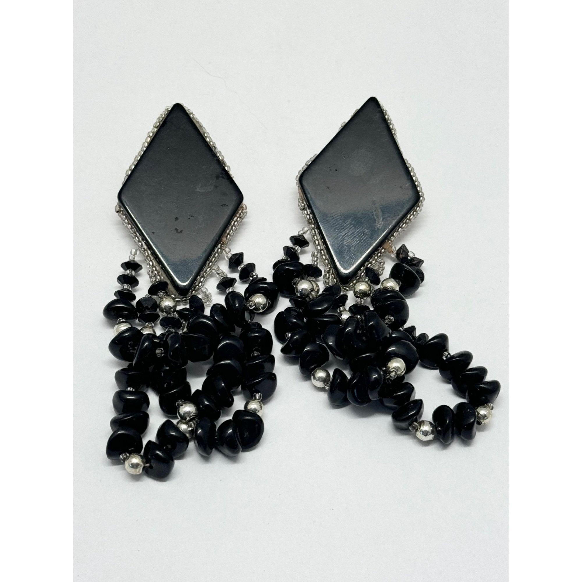 Vintage Vintage beaded tassel earrings Size ONE SIZE - 6 Thumbnail