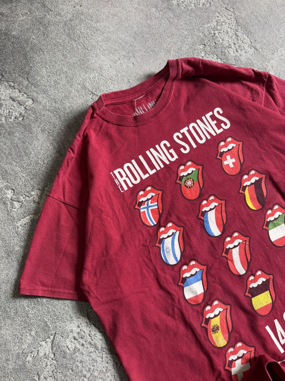 Band Tees × Vintage Rolling Stones XL Tour 2014 tee T-shirt vintage I4 On Fire 🔥 Size US XL / EU 56 / 4 - 2 Thumbnail