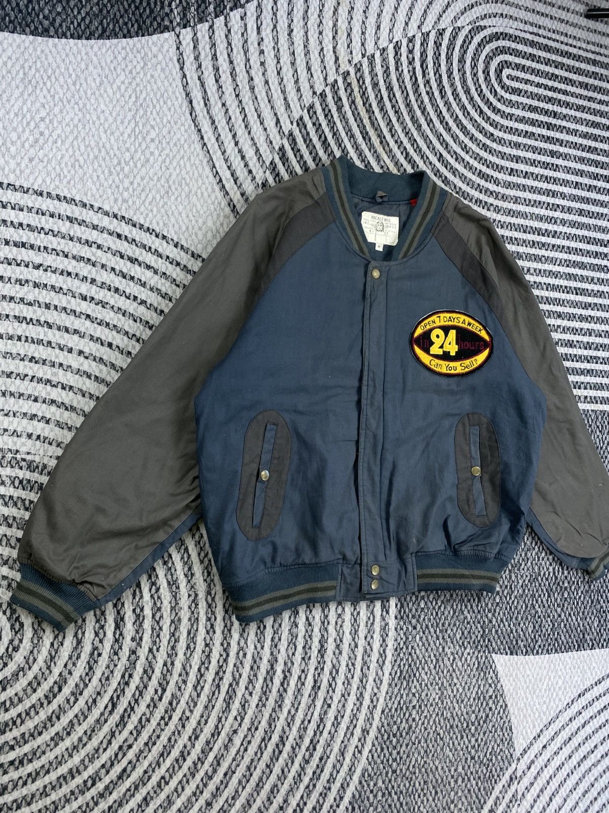 Japanese Brand Vintage 90s Ricalewis Varsity Jacket Size US M / EU 48-50 / 2 - 3 Thumbnail