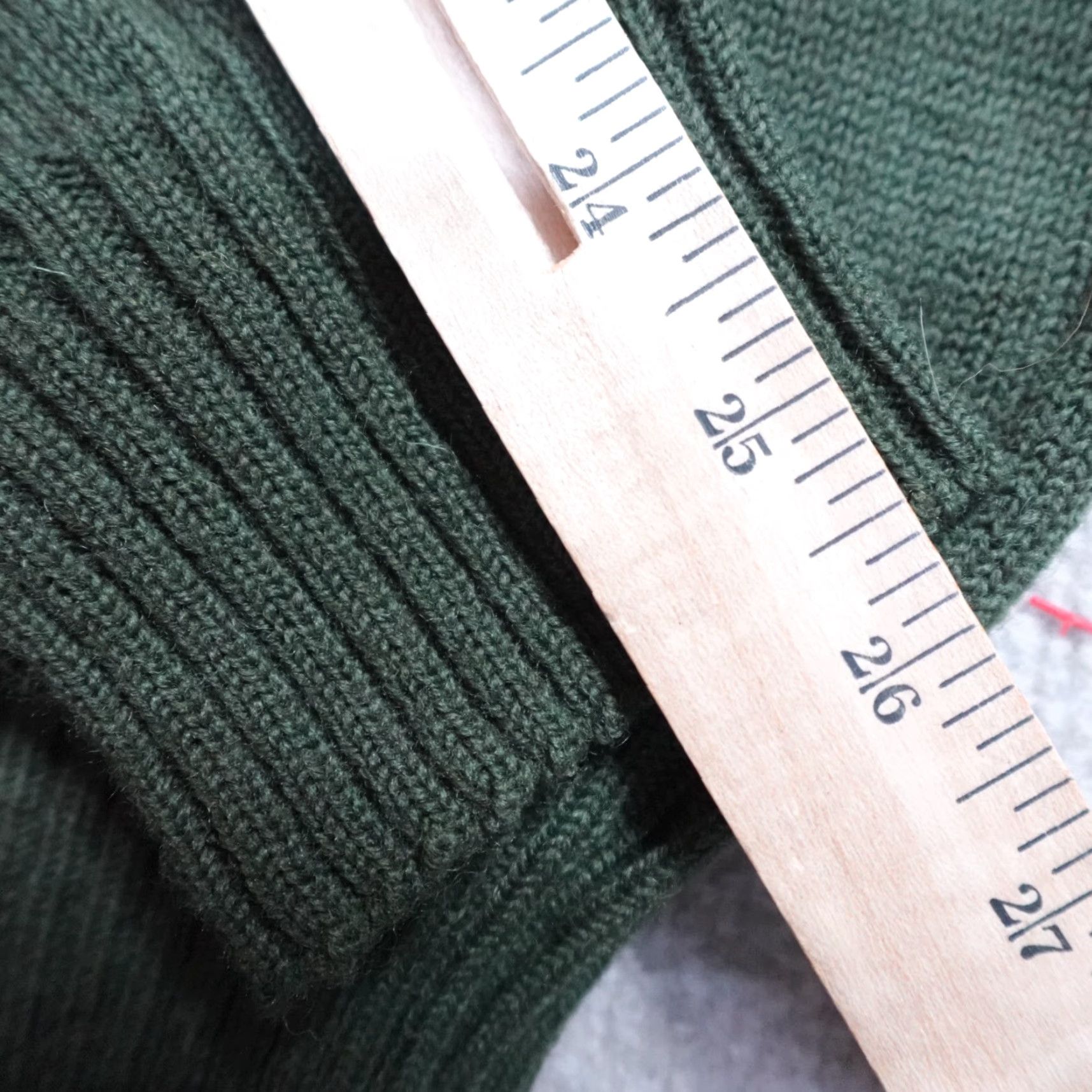 Vintage John Ownbey Sweater 2XL Green Mock Neck 100% Wool Mens Pullover Knit Size US XXL / EU 58 / 5 - 8 Thumbnail