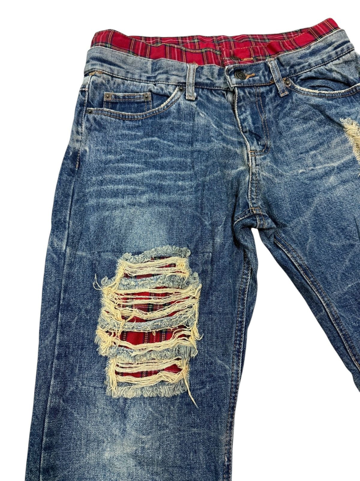 Other DISTRESSED DOUBLE WAIST JEANS Size US 28 / EU 44 - 5 Thumbnail