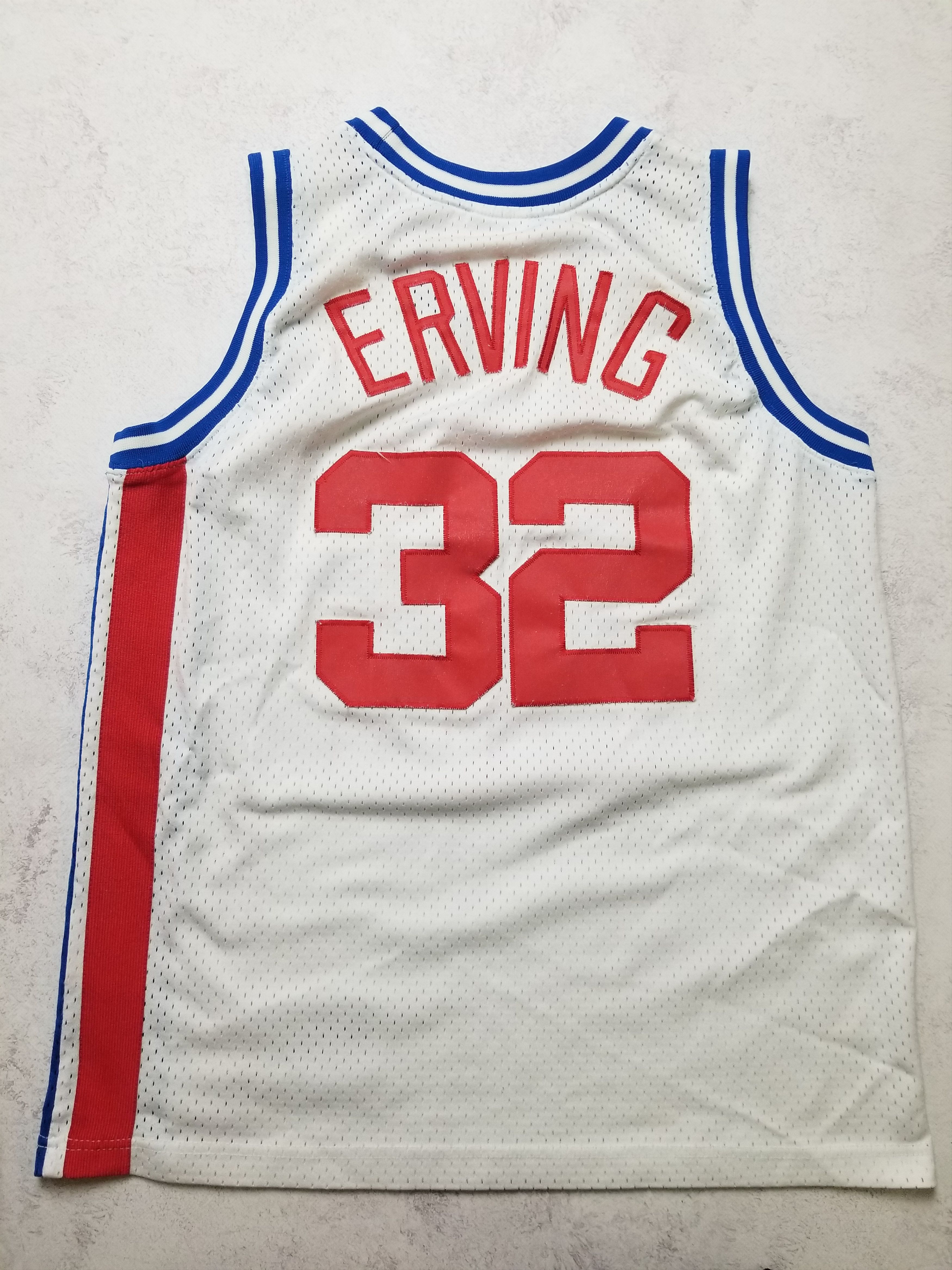 Champion Dr. J Julius Erving New York Nets ABA European Cut Jersey Size US S / EU 44-46 / 1 - 2 Thumbnail