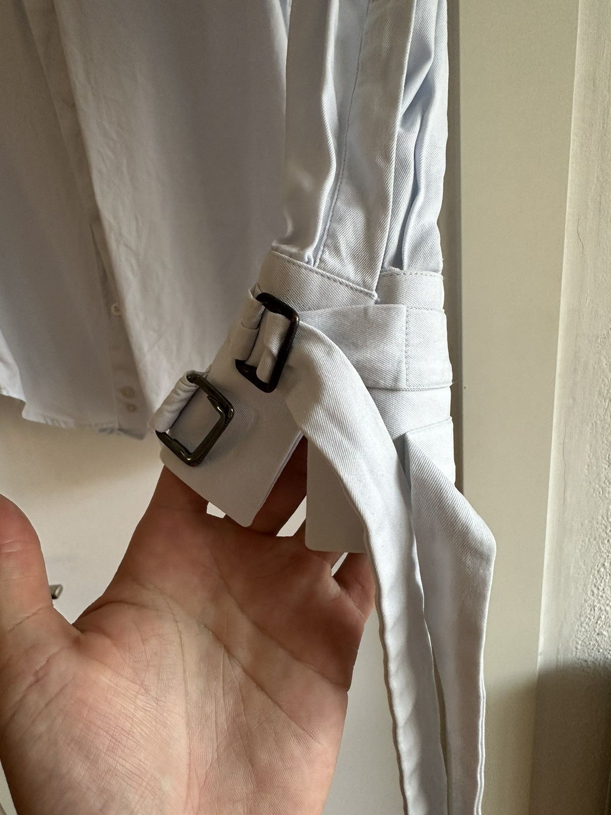 Givenchy SS13 Bondage Sleeve Cuff Shirt Size US M / EU 48-50 / 2 - 4 Thumbnail