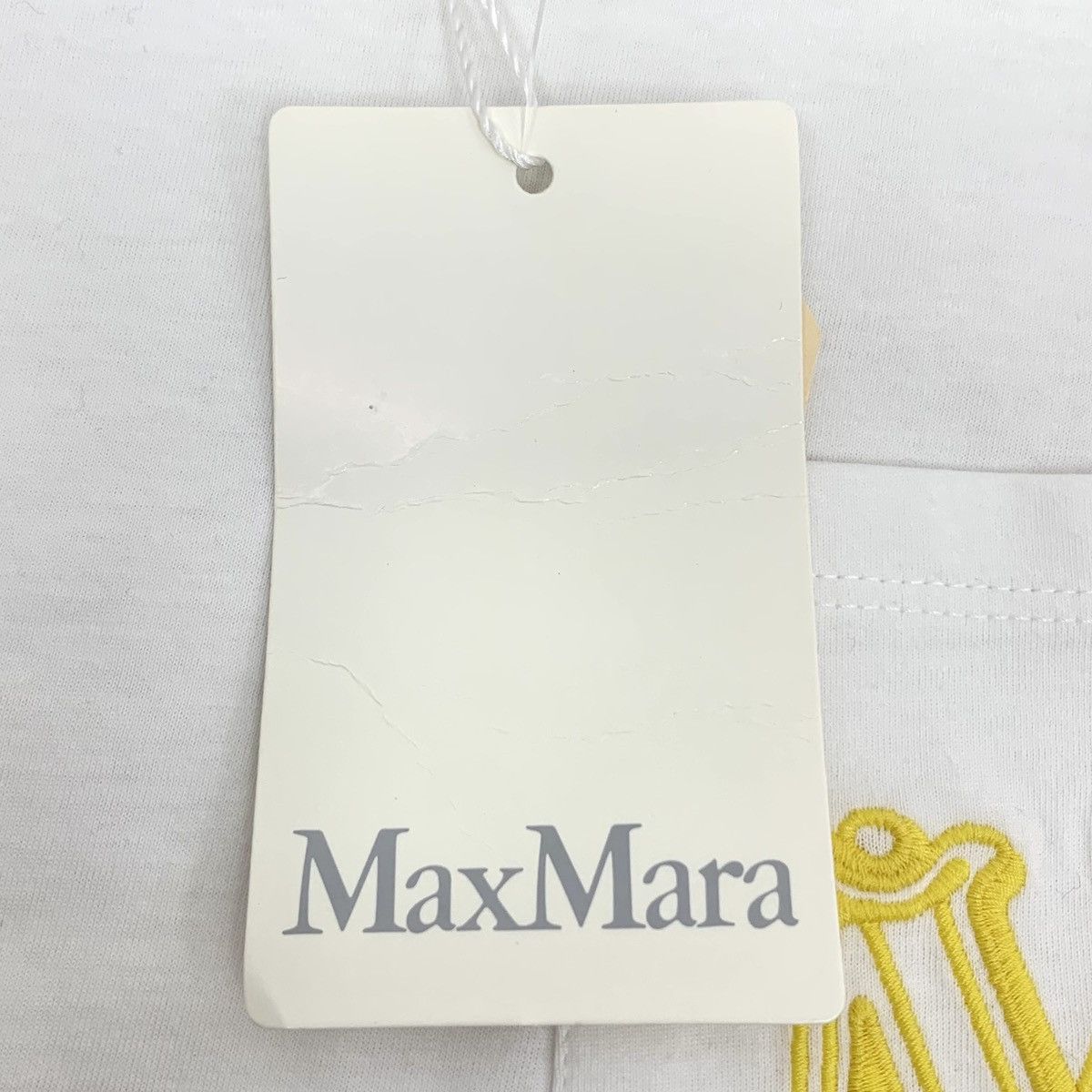 Max Mara Max Mara White Pocket Logo Short Sleeve T-Shirt K26WX Size XS / US 0-2 / IT 36-38 - 6 Thumbnail