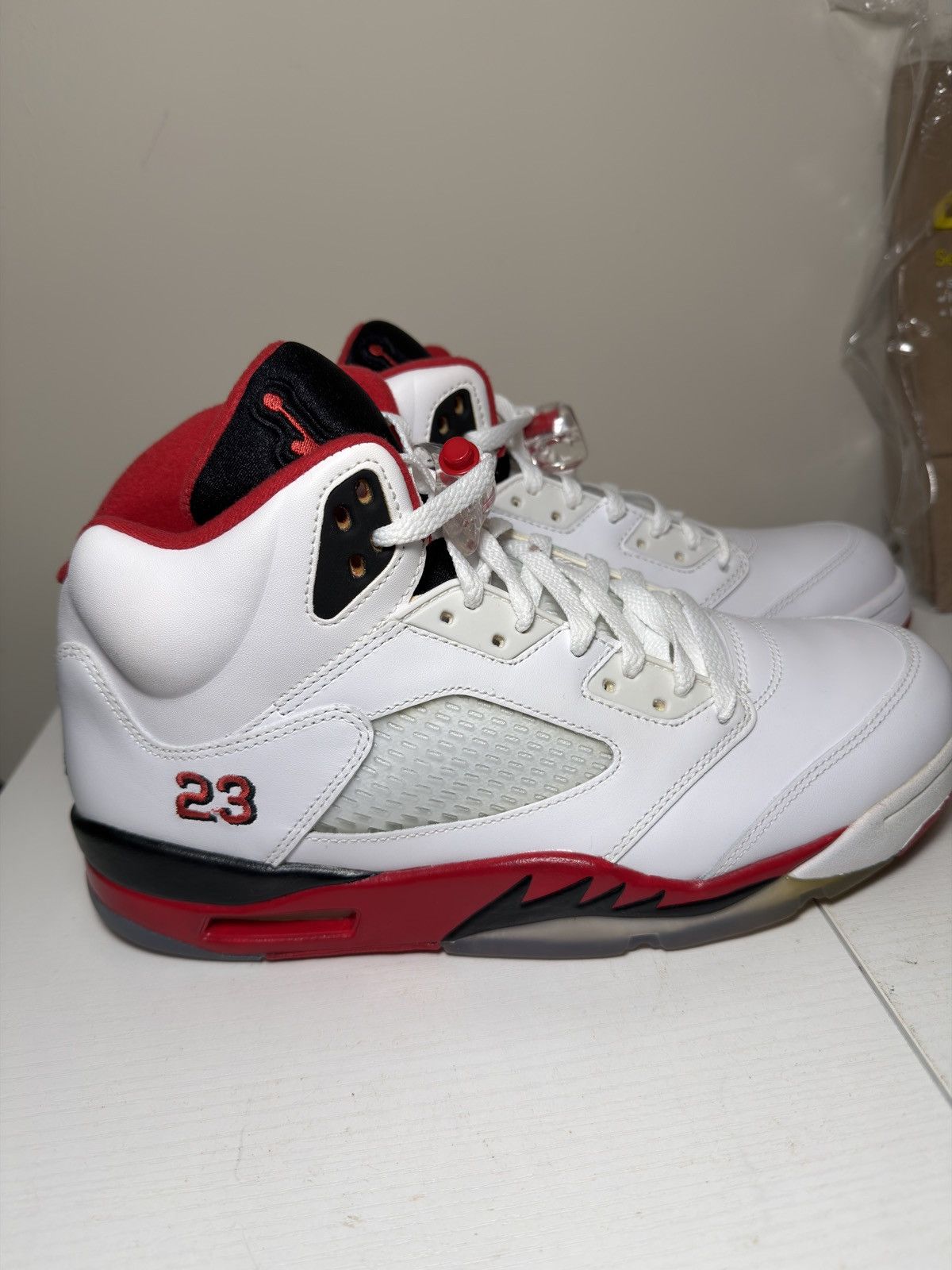 Nike Air Jordan Retro 5 “Fire Red” 2013 NEW Size US 10.5 / EU 43-44 - 10 Thumbnail