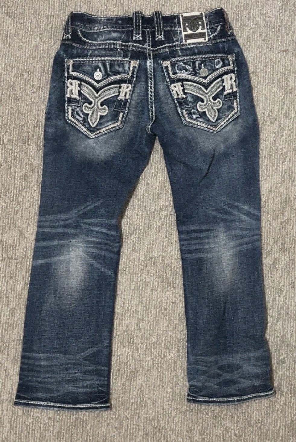 Rock Revival Rock Revival Embroidered Bootcut Jeans Size US 32 / EU 48 - 2 Thumbnail