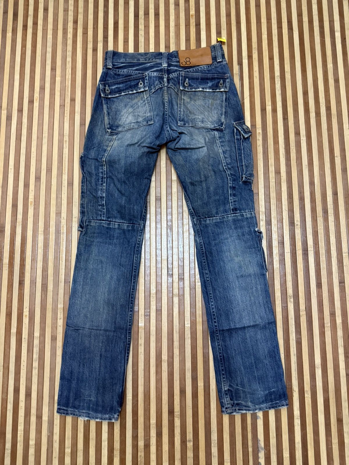 Johnbull Vintage JOHNBULL Denim Cargo Pants 7 Pockets / Streetwear Size US 28 / EU 44 - 7 Thumbnail