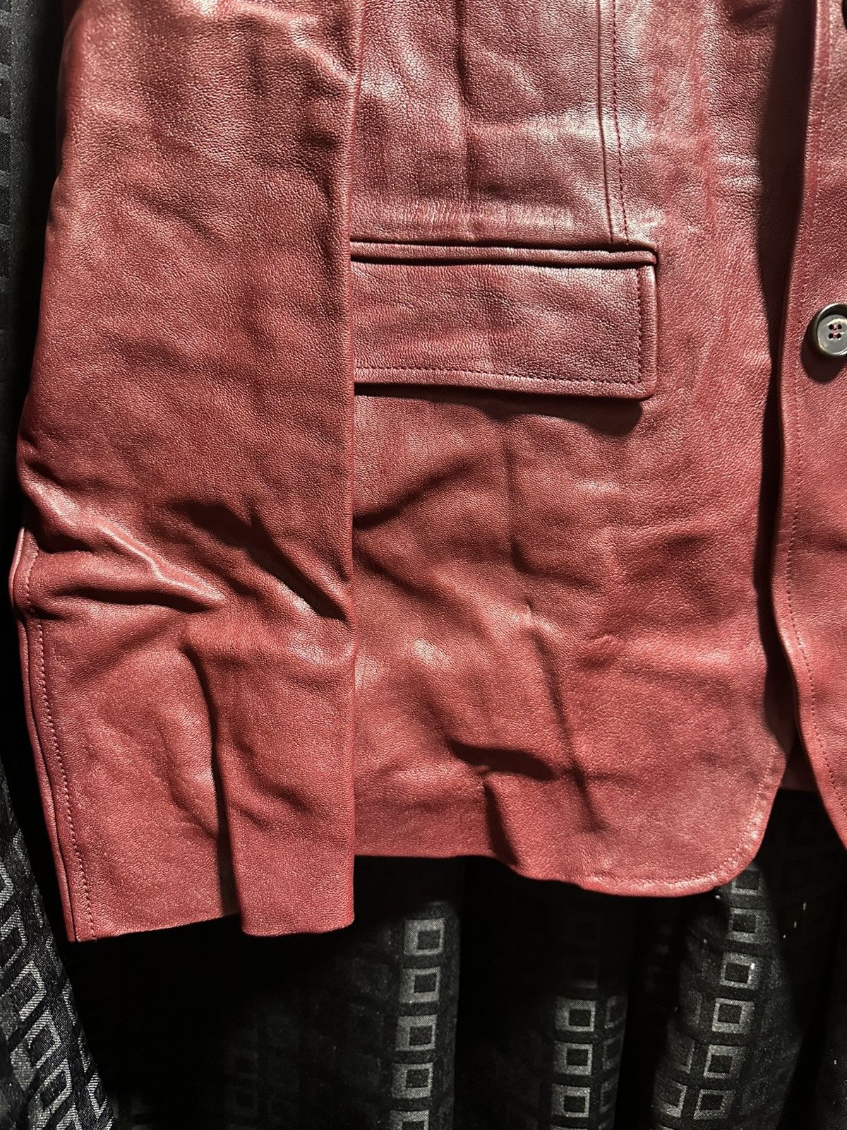 Alexander McQueen Alexan mcqueen leather blazer jacket Size 48L - 5 Thumbnail