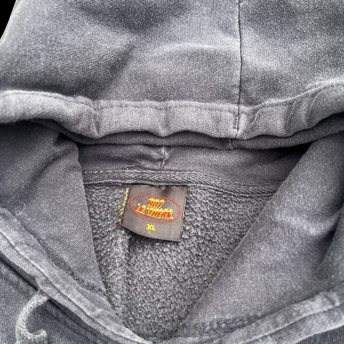 Other Vintage Skull Hoodie Size XL 90's Y2K Distress Hot Leathers Size US XL / EU 56 / 4 - 5 Thumbnail