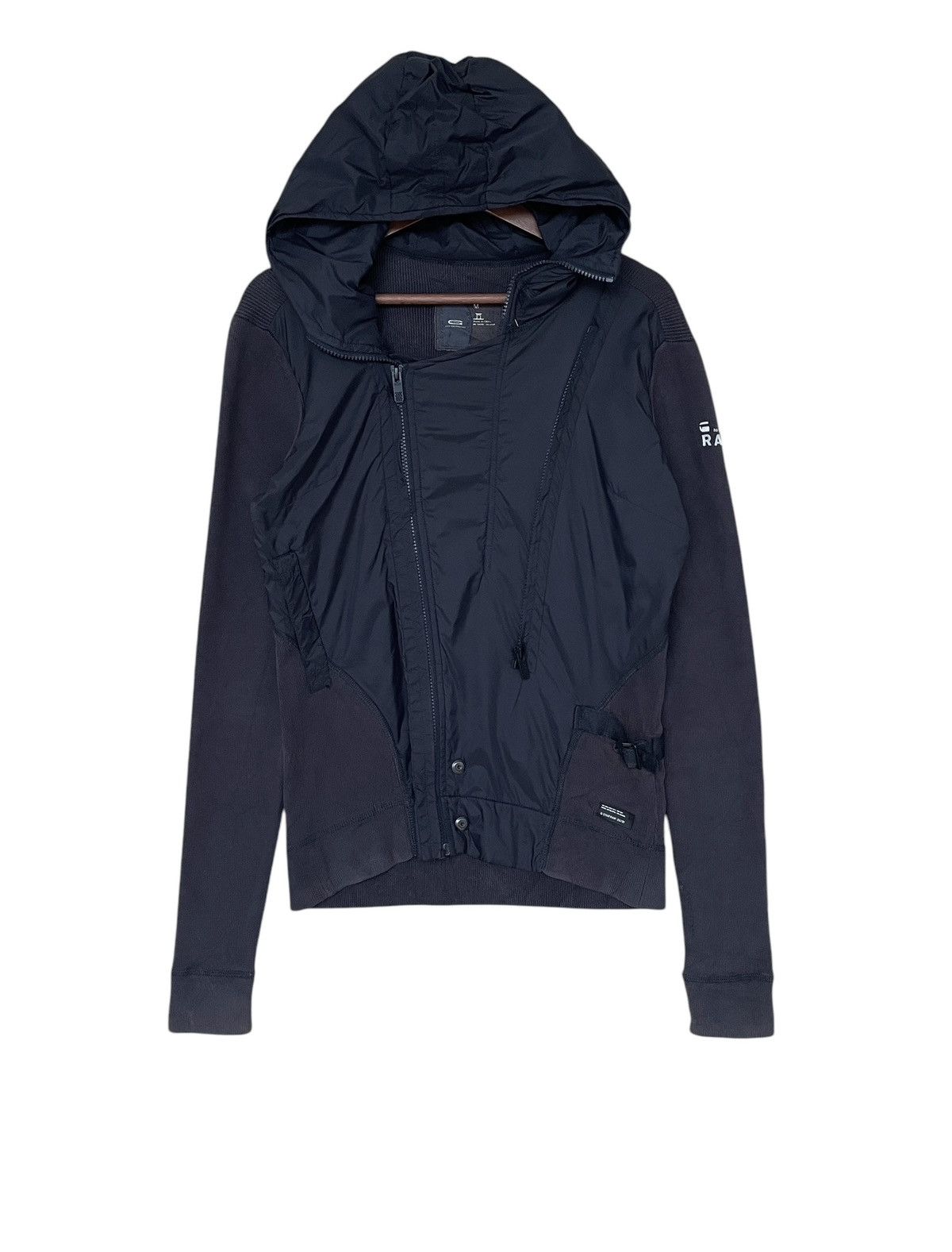 G-Star × Vintage Vintage Brand G-star Raw Nylon Hoodies 2000s Size US M / EU 48-50 / 2 - 1 Thumbnail