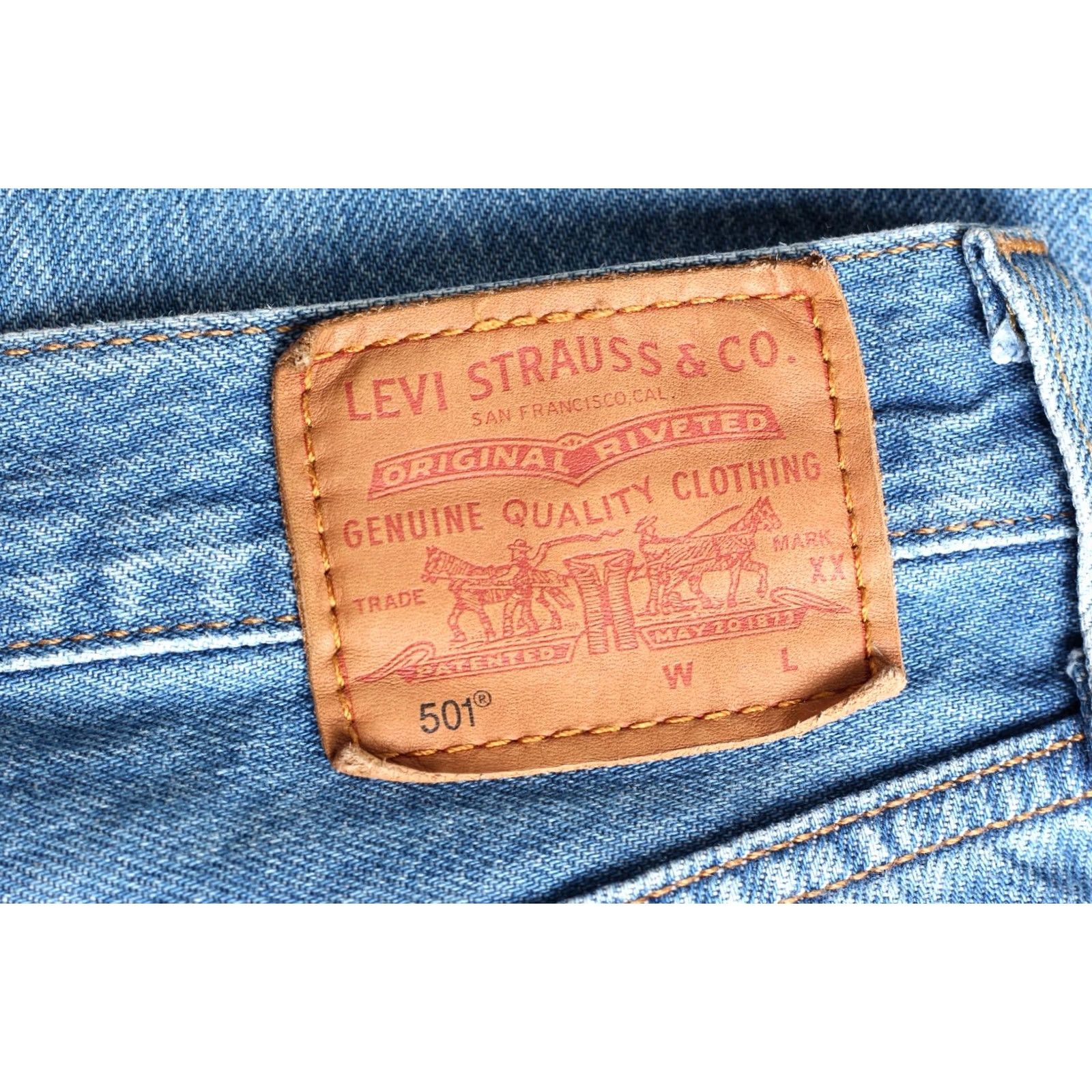 Levi's Levi'S 501 Jeans Women Size W25 L26 PREMIUM Big E Regular Straight DZ8291 Size 42" / US 20 - 4 Thumbnail