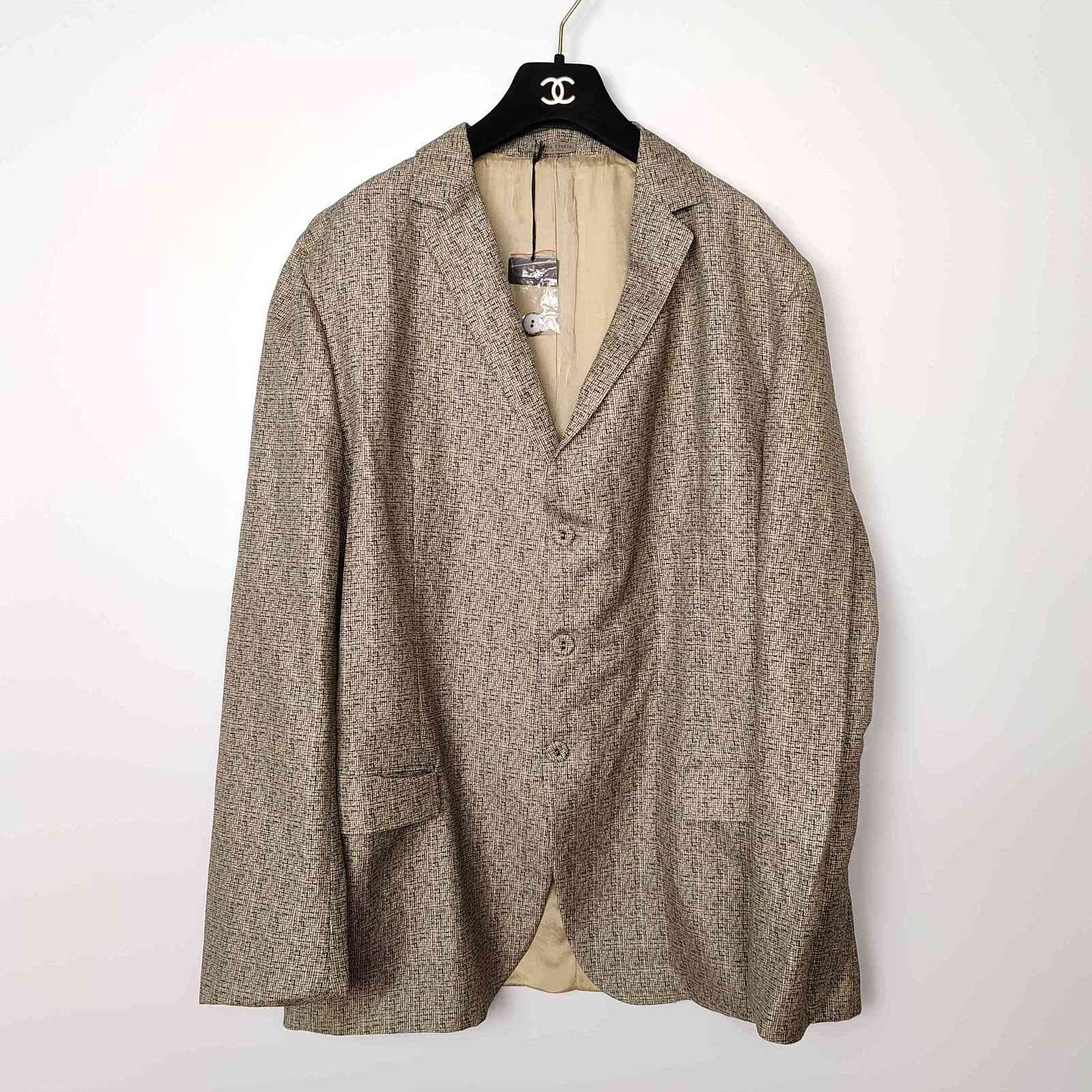 Bottega Veneta Bottega Veneta Textured Linen Blend Blazer Size 56 Size 46R - 1 Thumbnail