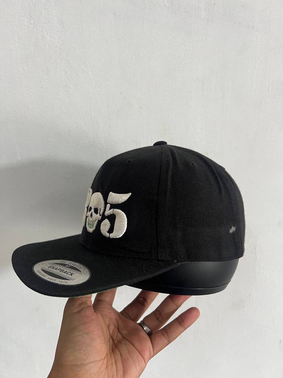 Hat Club Vintage Local 805 Skull Snapback Hat Size ONE SIZE - 3 Thumbnail
