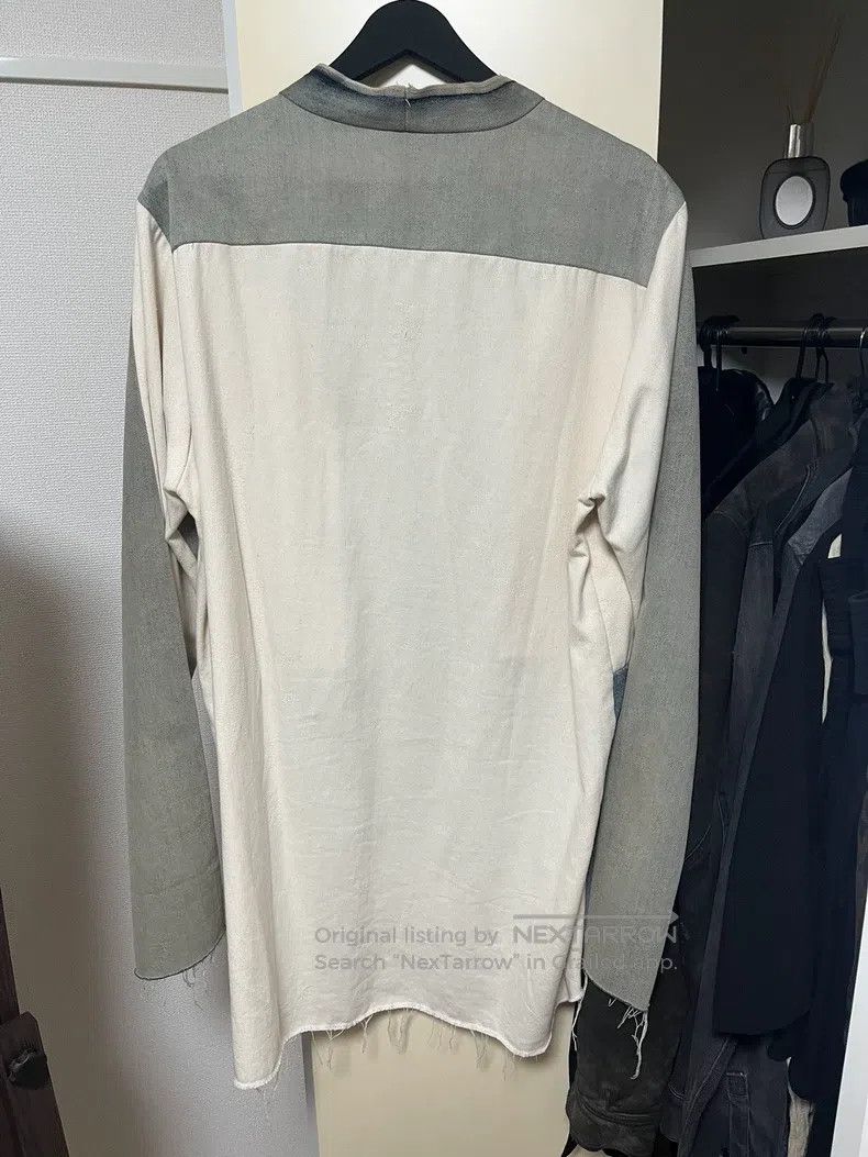 Rick Owens RICK OWENS Denim single-breasted collarless suit Size US L / EU 52-54 / 3 - 2 Thumbnail