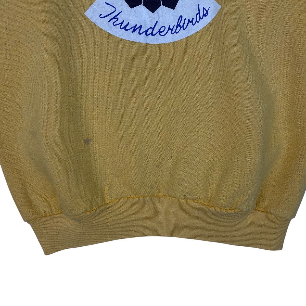 Vintage Vintage Fruit Of The Loom Yellow Pullover Jumper Size M Size M / US 6-8 / IT 42-44 - 5 Thumbnail