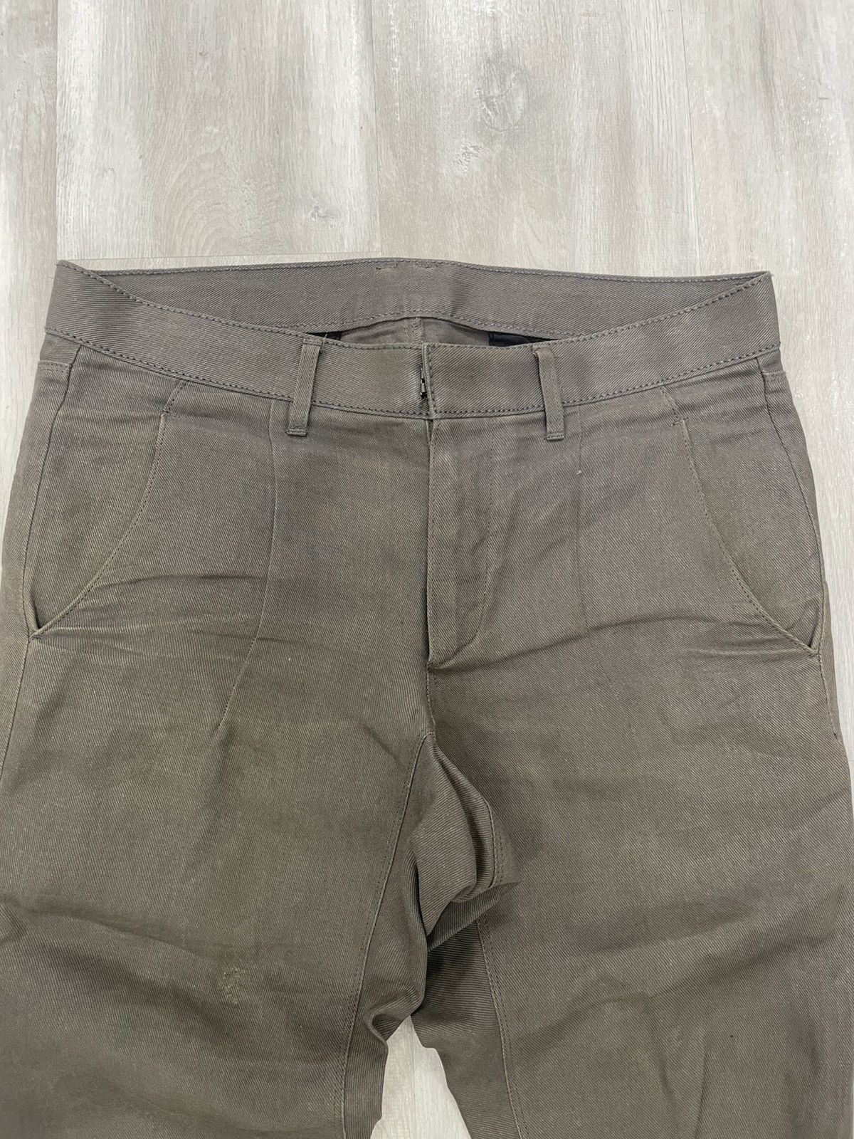 Devoa Twisted Leg Seam Linen Pants Size US 32 / EU 48 - 2 Thumbnail