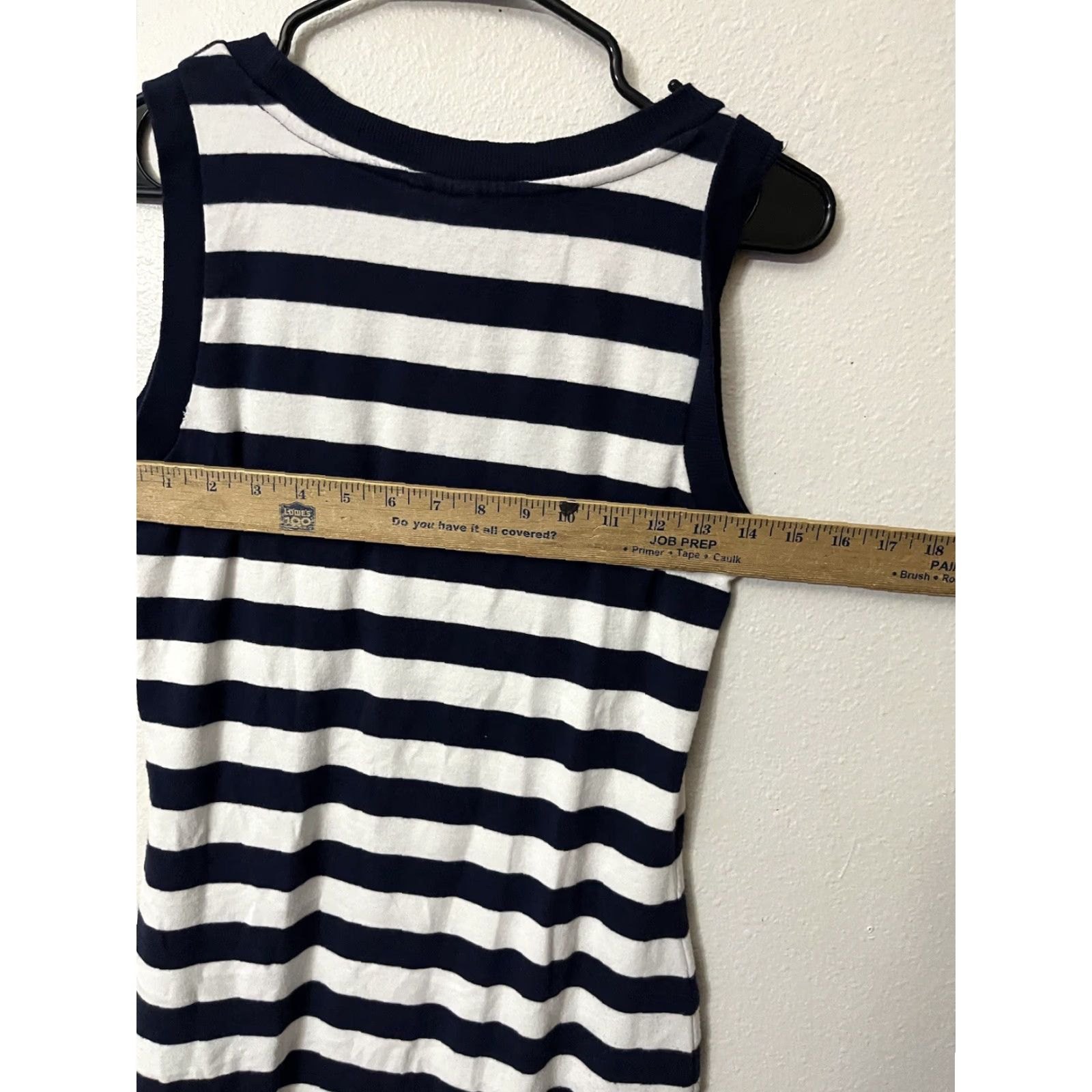Gap Gap Dress A-Line Sleeveless Knit Tall S Blue Striped Pullover Casual Women’s Shirt? Size S / US 4 / IT 40 - 5 Thumbnail