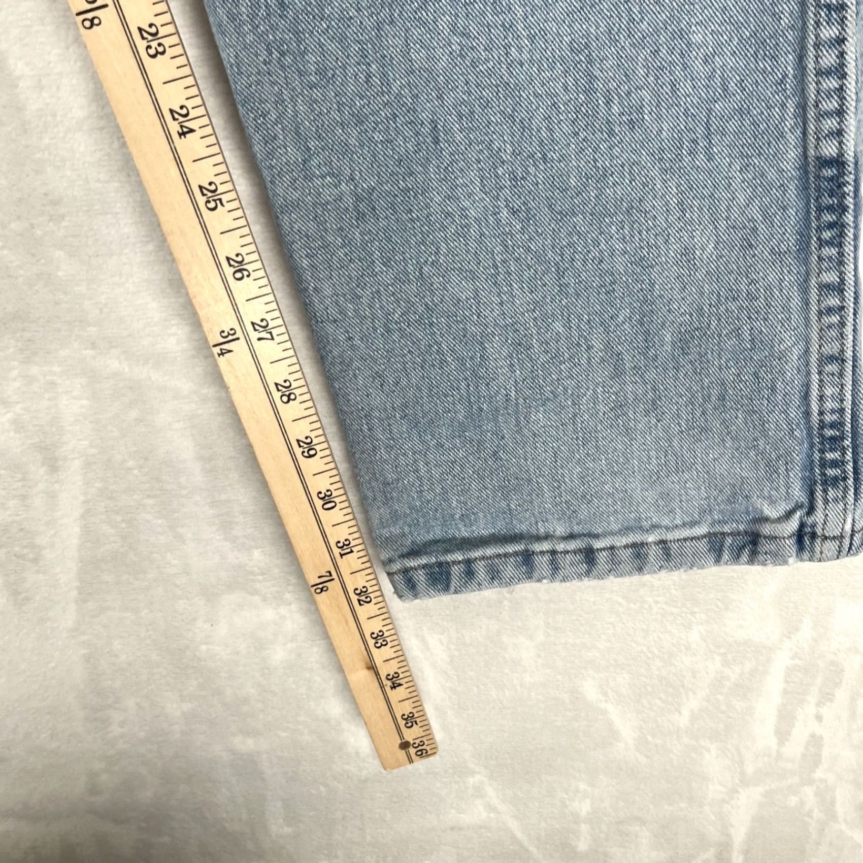 Wrangler VINTAGE Wrangler Cowboy Cut Jeans Blue Denim 38x32 Regular Light Wash 5-Pocket Mens Jeans Cowboy 90s Space Size US 38 / EU 54 - 5 Thumbnail