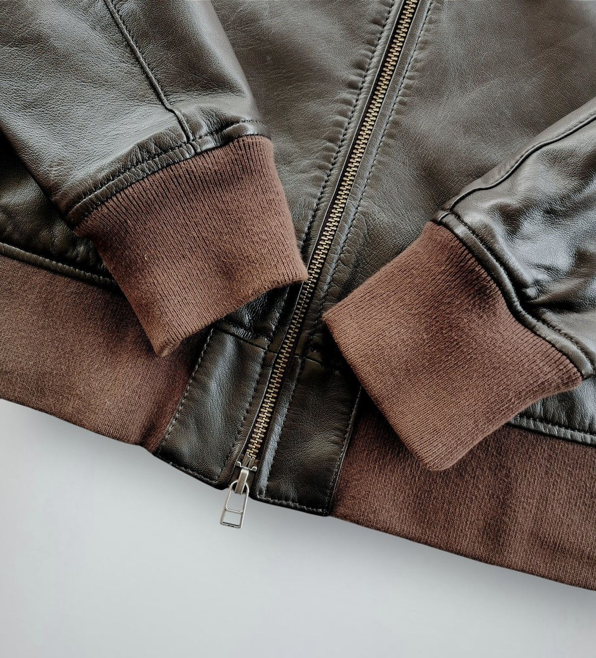 Edifice Japan EDIFICE Leather Bomber Jacket Sheepskin Rare Piece Size US S / EU 44-46 / 1 - 3 Thumbnail