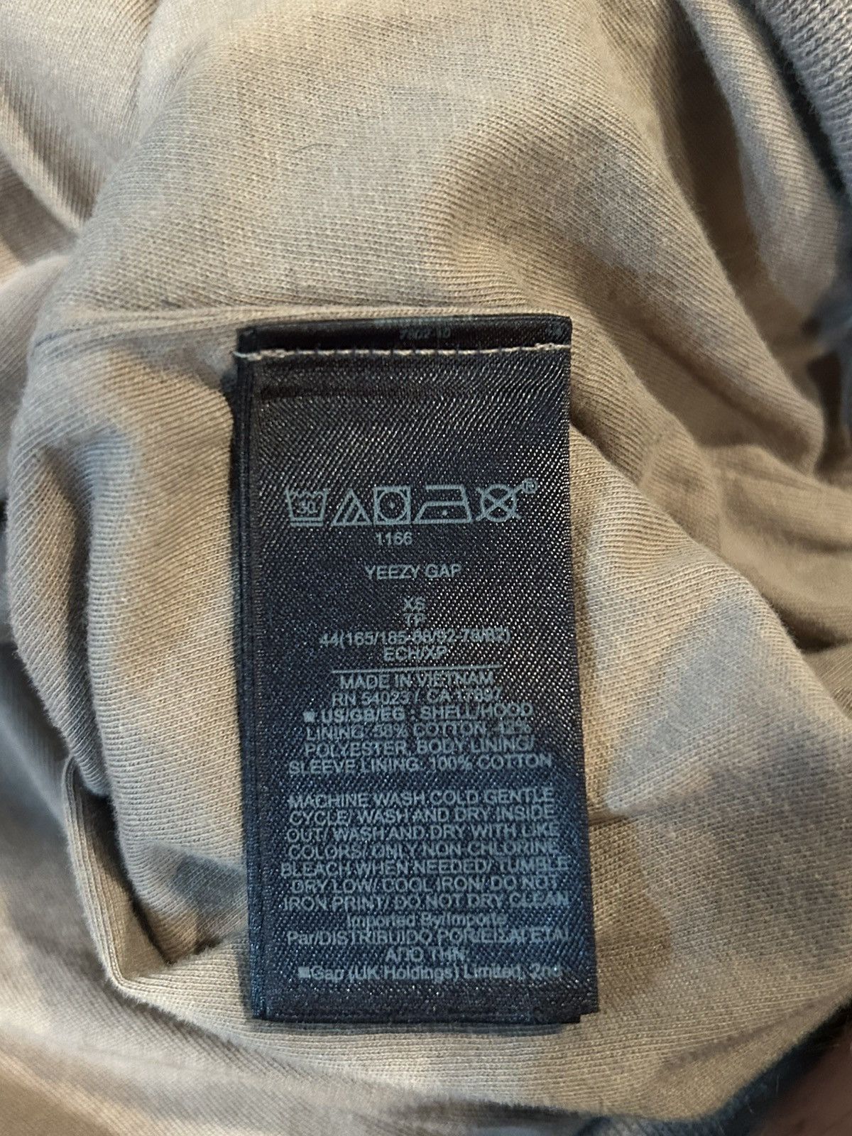 Balenciaga × Gap × Yeezy Yeezy Gap Beige Dove Hoodie XS Size US XS / EU 42 / 0 - 6 Thumbnail