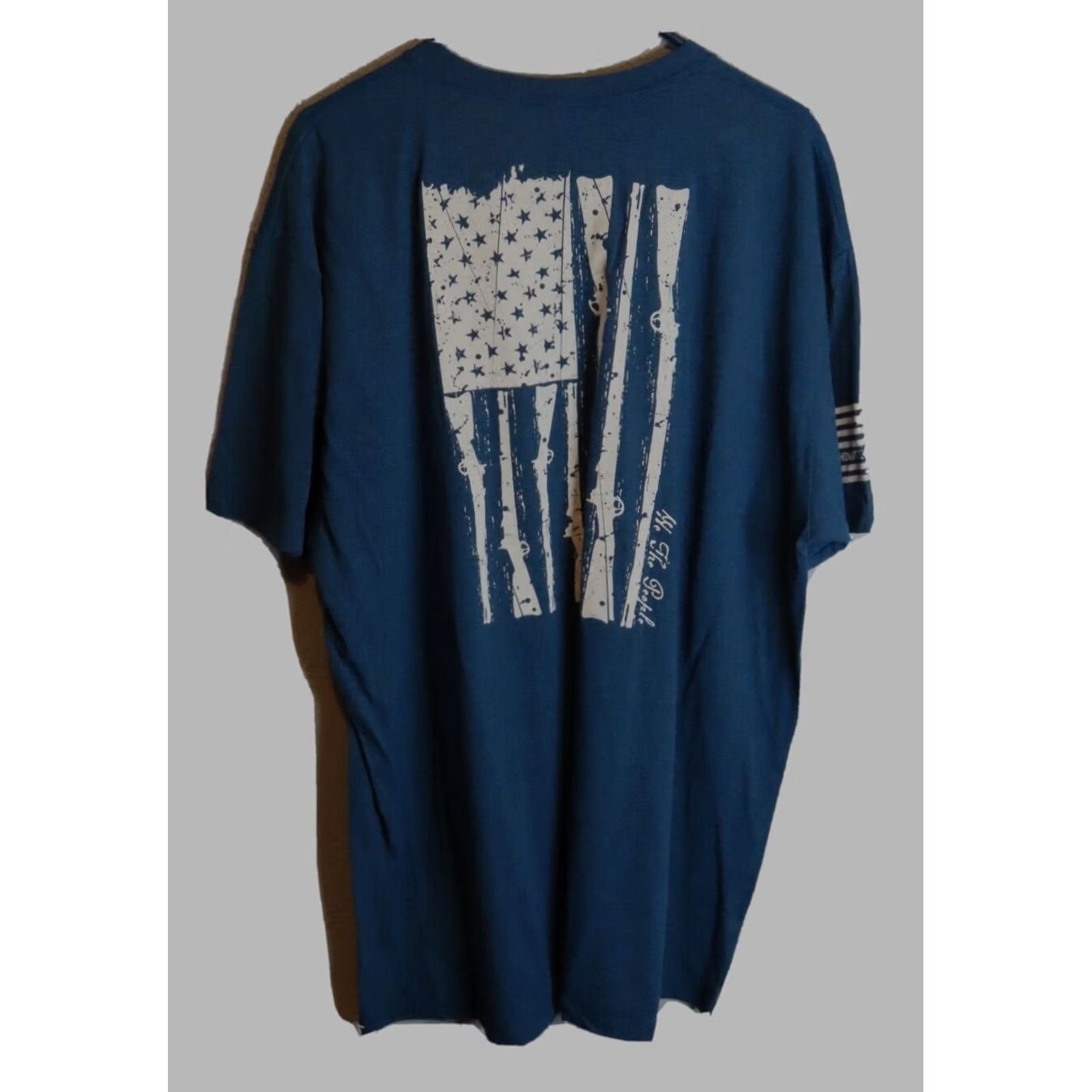 Vintage Howitzer T-Shirt Men 2XL Short Sleeve Green Patriot Flag Guns XXL TTG Pattiotic? Size US XXL / EU 58 / 5 - 3 Thumbnail