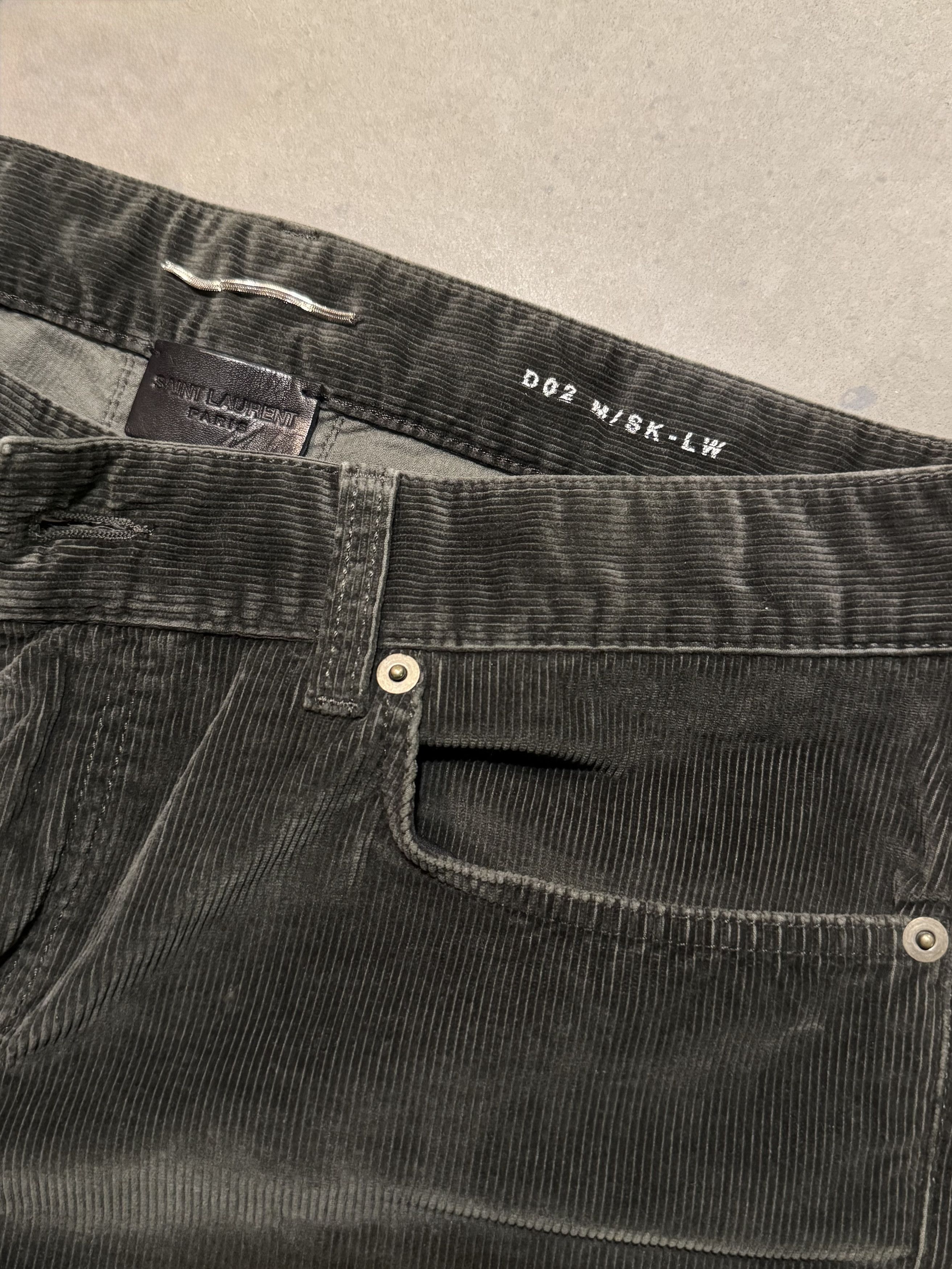 Saint Laurent Corduroy Pants