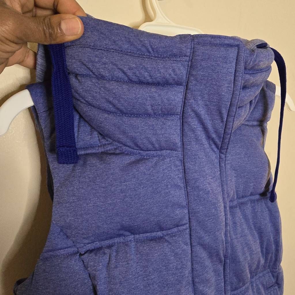 Athleta Athleta Women's Puffer Vest S Purple Hooded Sleeveless Zip P Size S / US 4 / IT 40 - 13 Thumbnail