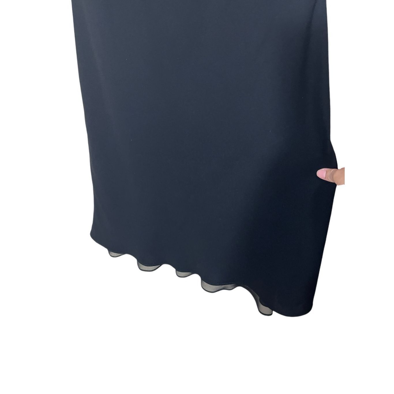 Other SL Fashions Vintage Bead Accent Cowl Back Cocktail Dress Siz Size L / US 10 / IT 46 - 3 Thumbnail