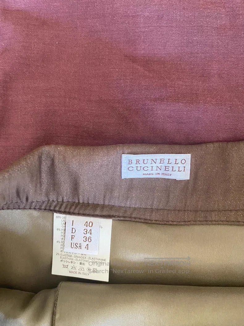 Brunello Cucinelli Brunello Cucinelli Women's Skirt Size 26" / US 2 / IT 38 - 3 Thumbnail