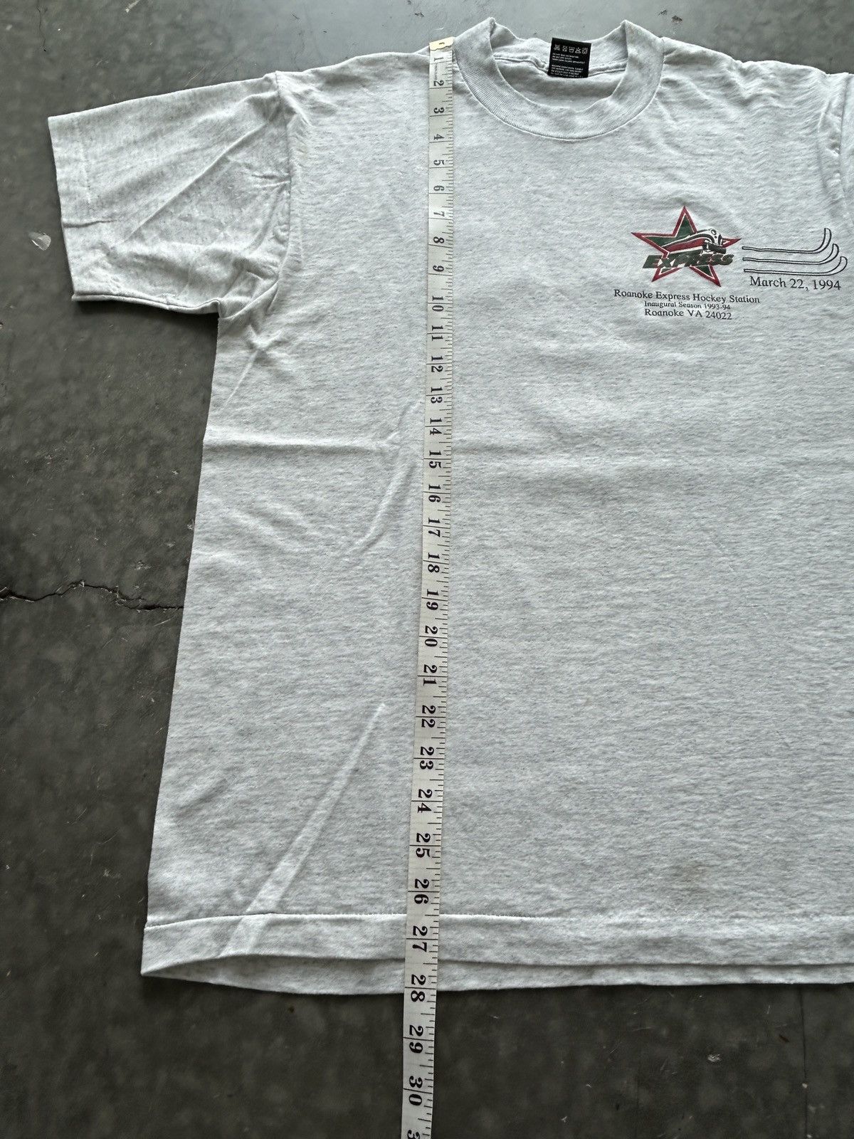 Fruit Of The Loom Vintage 90s Roanoke Express USA Olympics x USPS Promo Tee Size US L / EU 52-54 / 3 - 12 Thumbnail