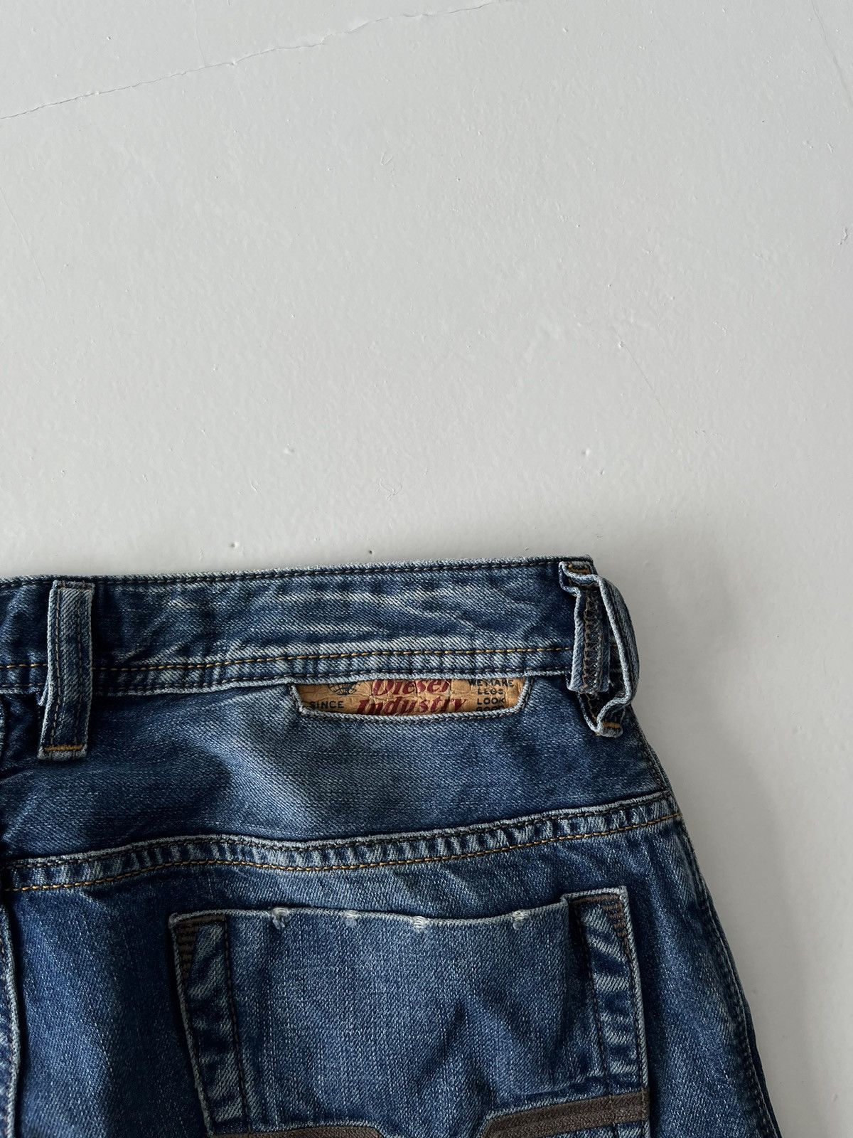 Diesel × Vintage Vntage 90 Diesel Disstresed washed Flare Low Rise jeans Y2k Size US 30 / EU 46 - 5 Thumbnail