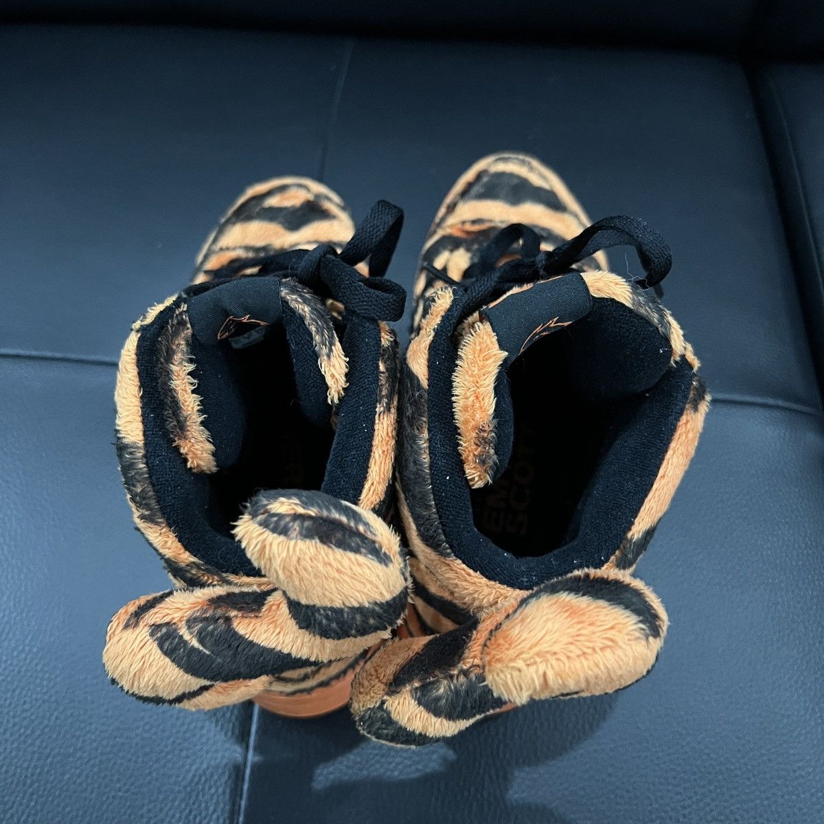 Jeremy Scott Adidas by Jeremy Scott FW14 Tiger Print Tail Sneakers Size US 6.5 / IT 36.5 - 11 Thumbnail