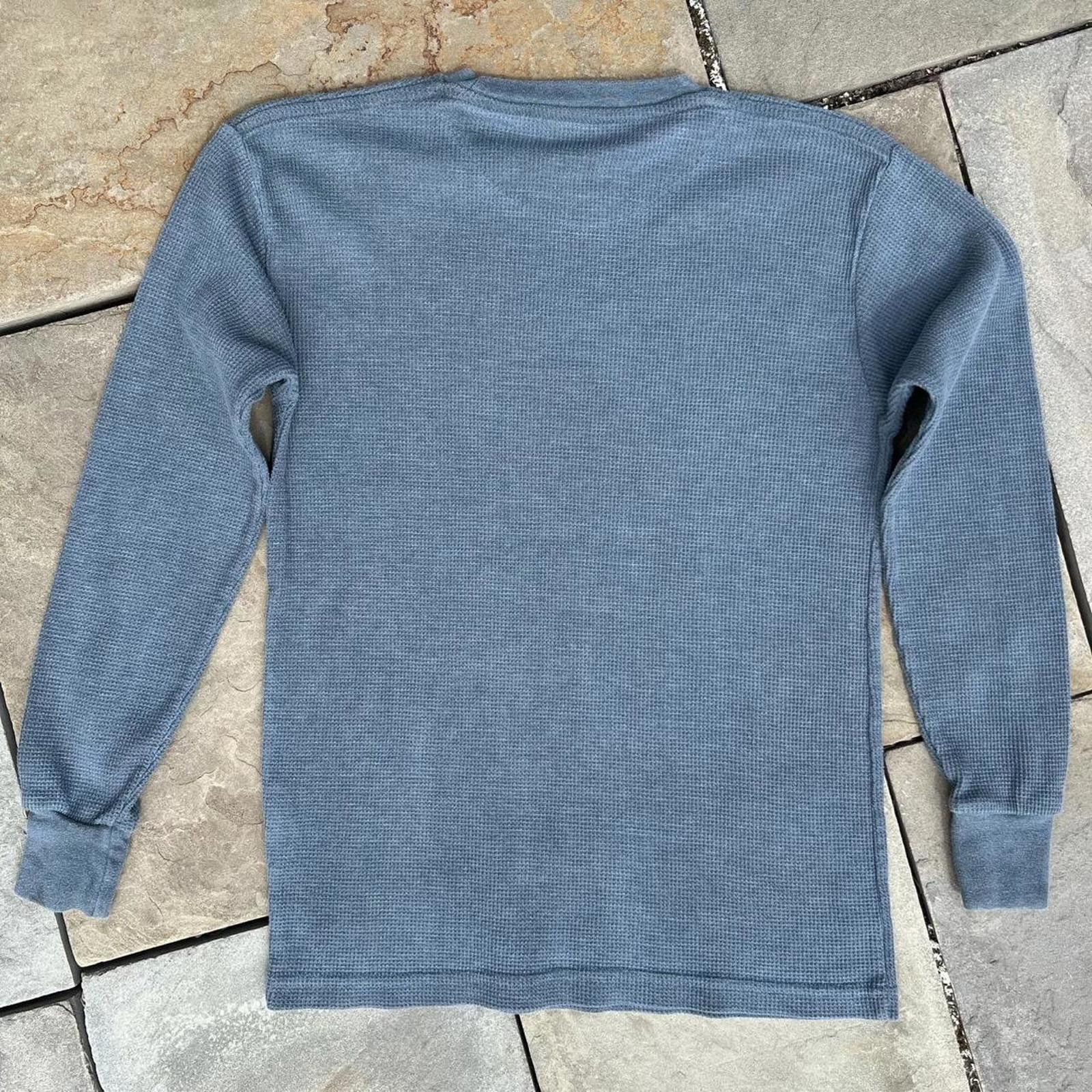 Other Y2K Reworked Upcycled Darkened Blue Thermal Size US S / EU 44-46 / 1 - 4 Thumbnail